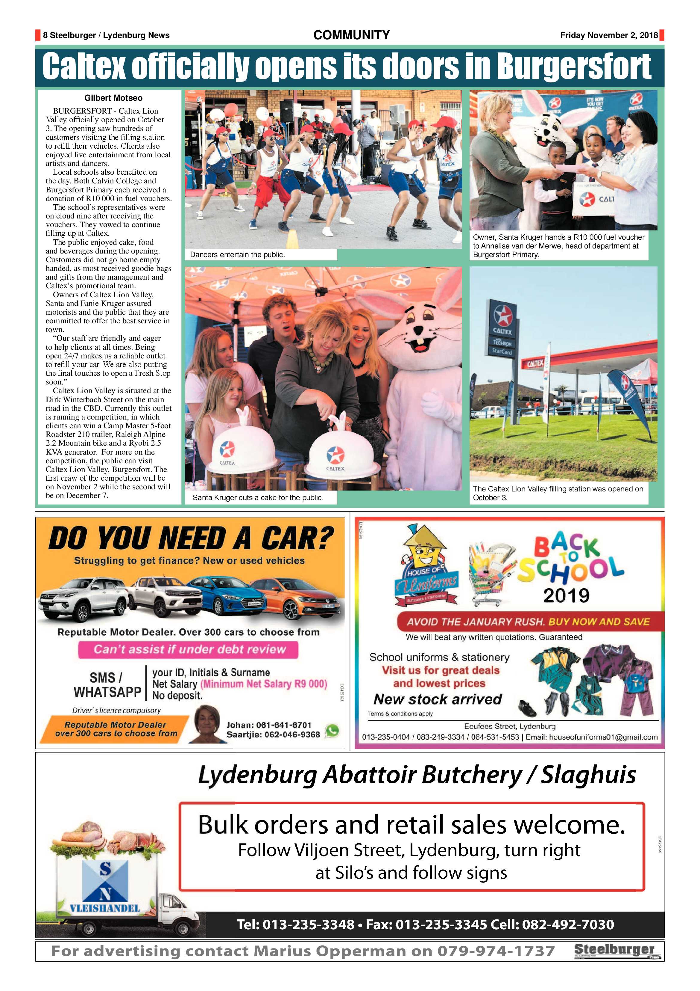 Steelburger News 2 November 2018 page 8