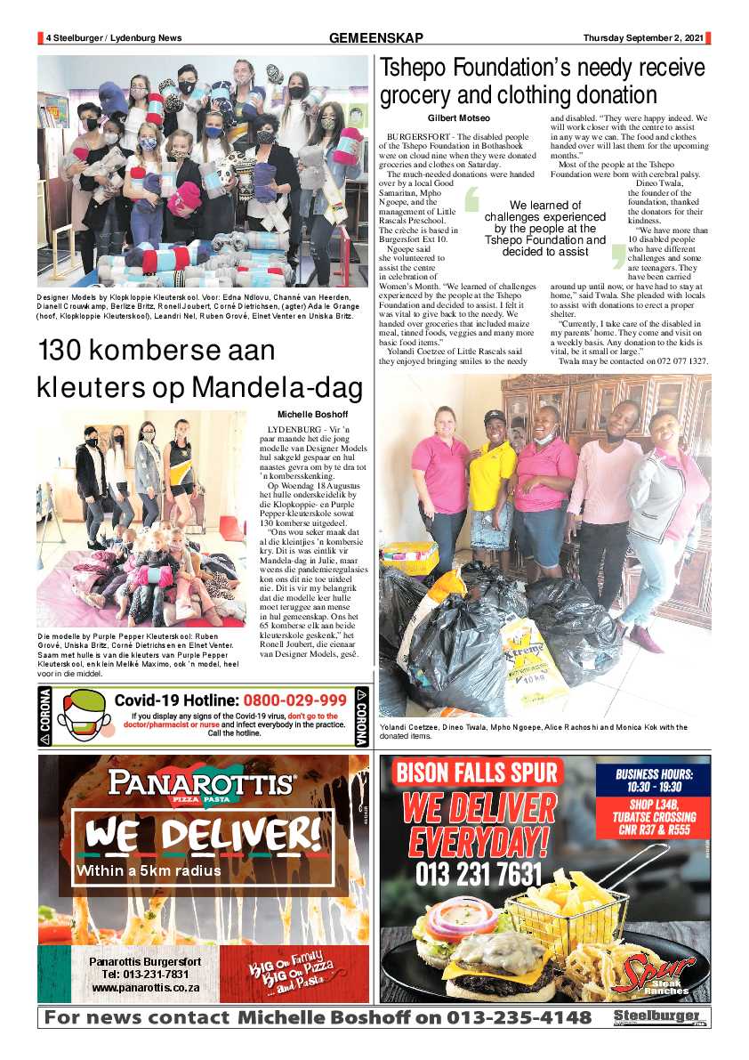 Steelburger News 2 September 2021 page 4