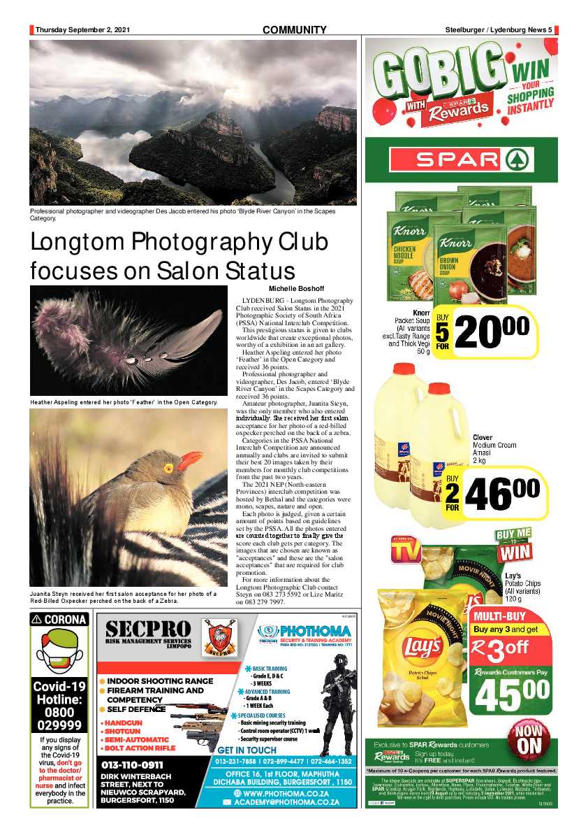 Steelburger News 2 September 2021 page 5