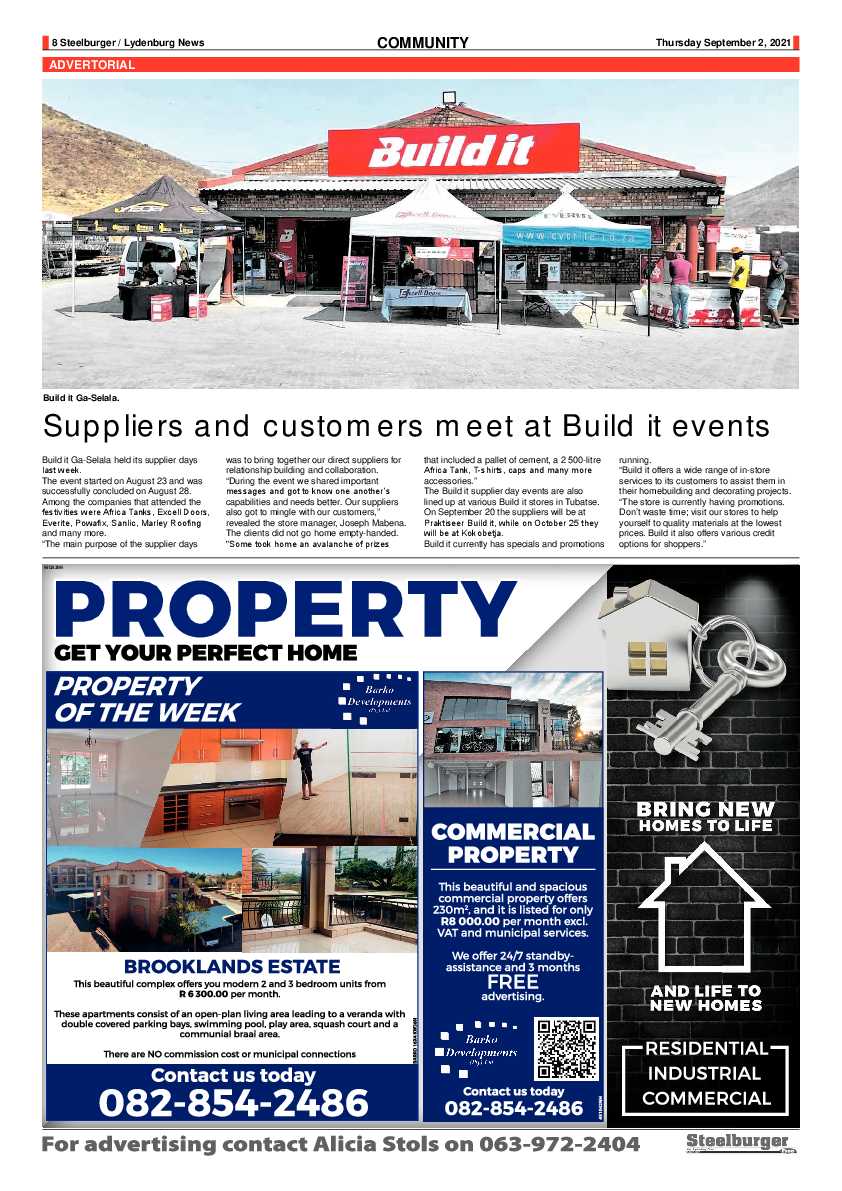 Steelburger News 2 September 2021 page 8