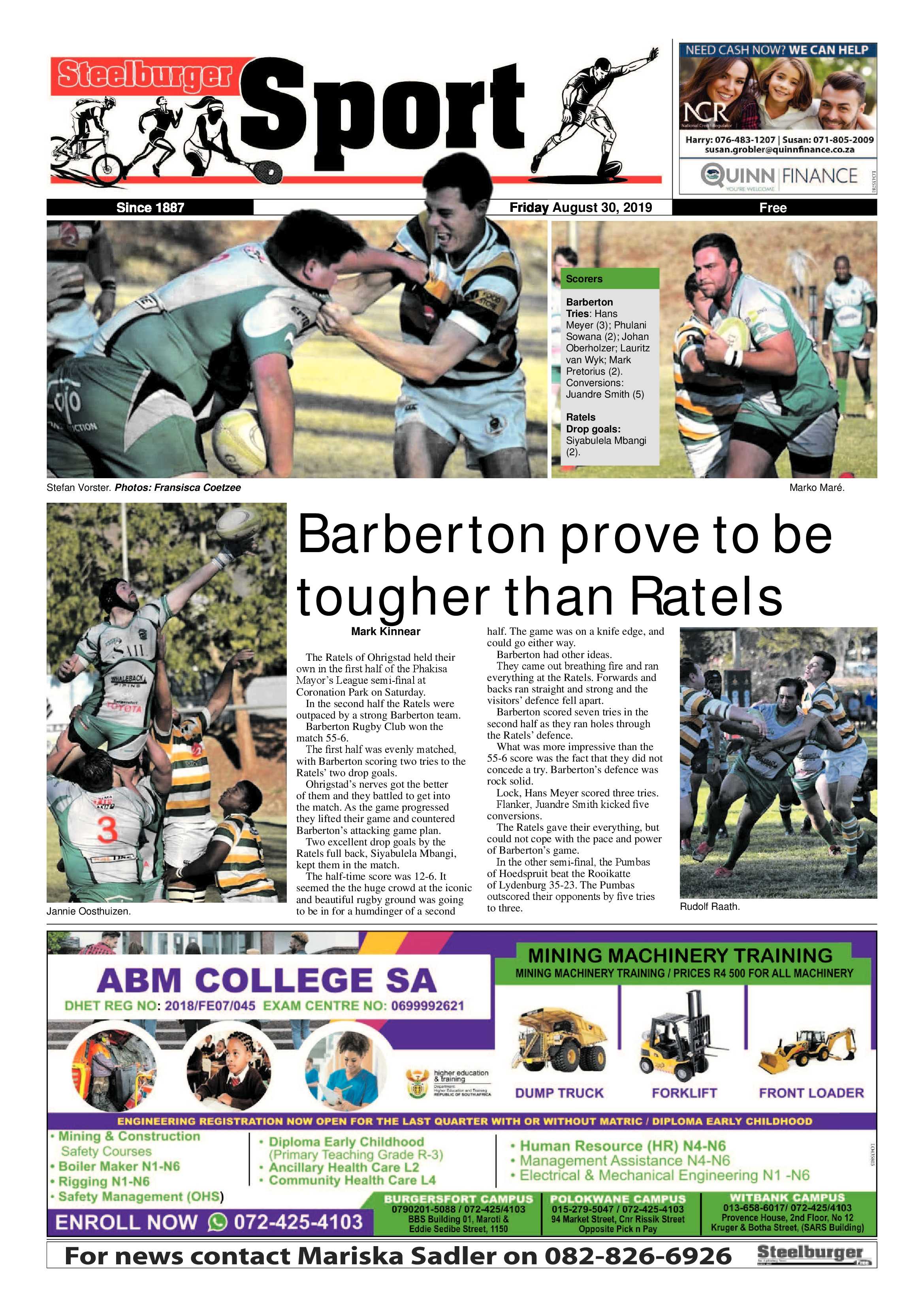 Steelburger News 30 August 2019 page 16