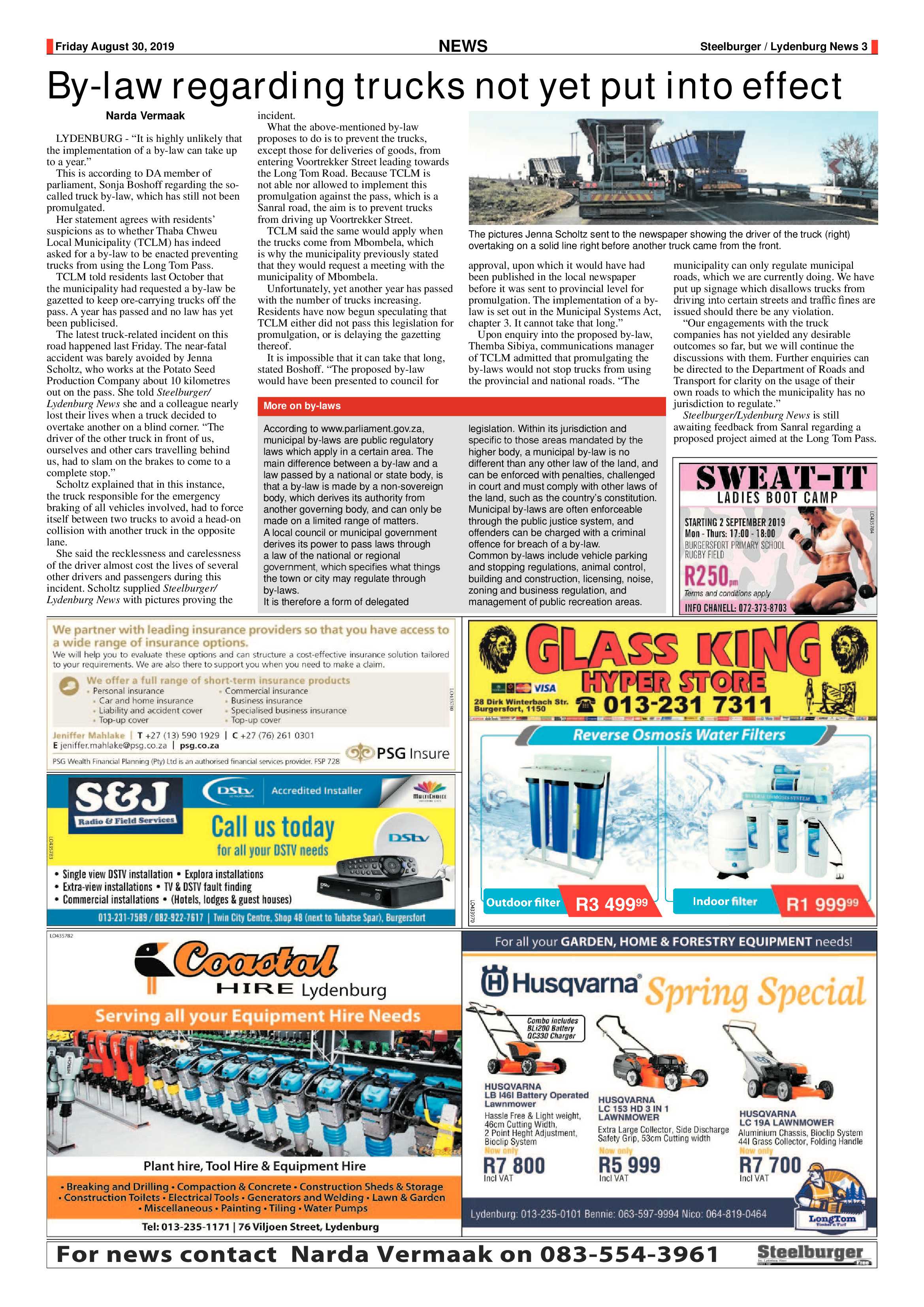 Steelburger News 30 August 2019 page 3