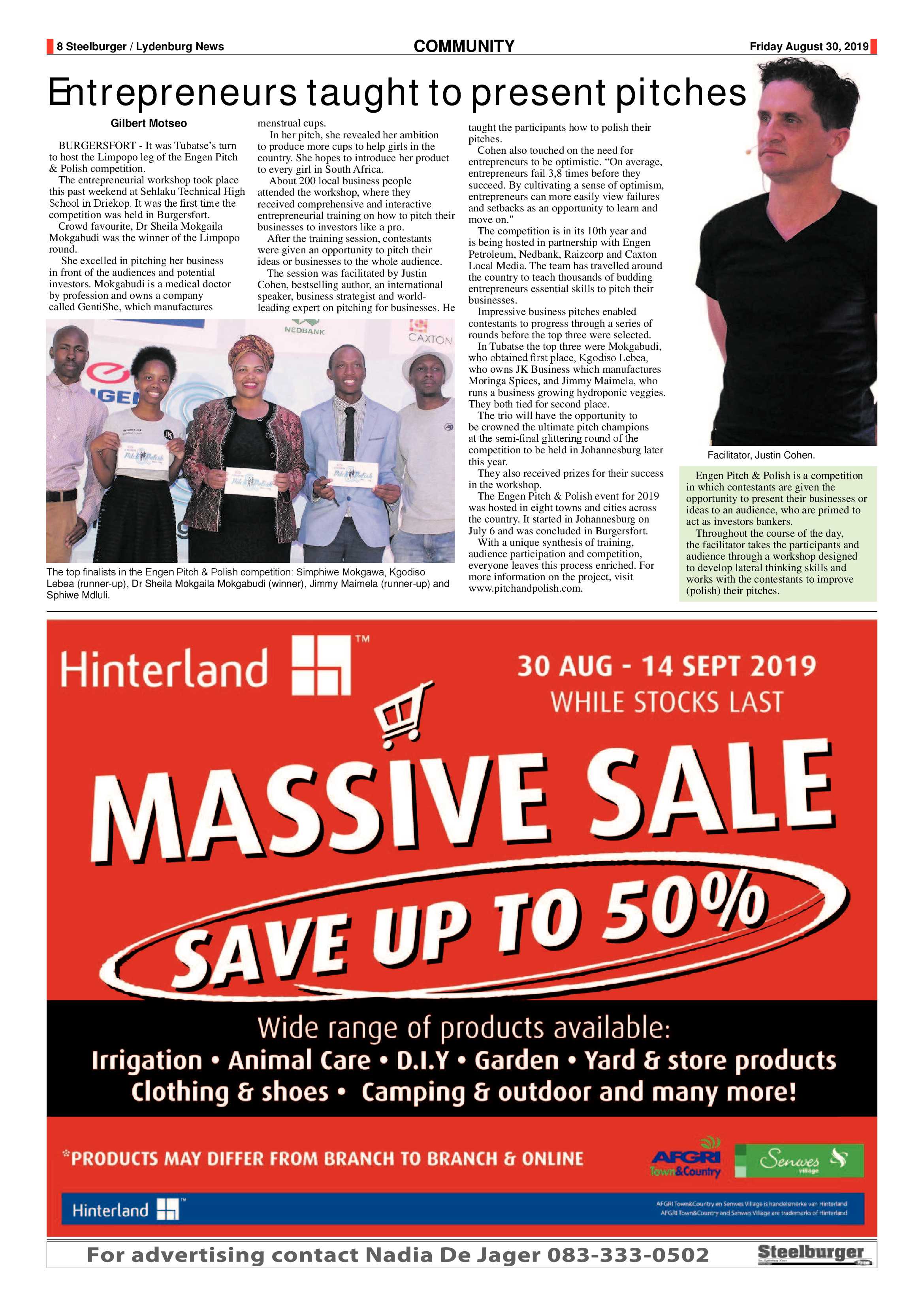 Steelburger News 30 August 2019 page 8