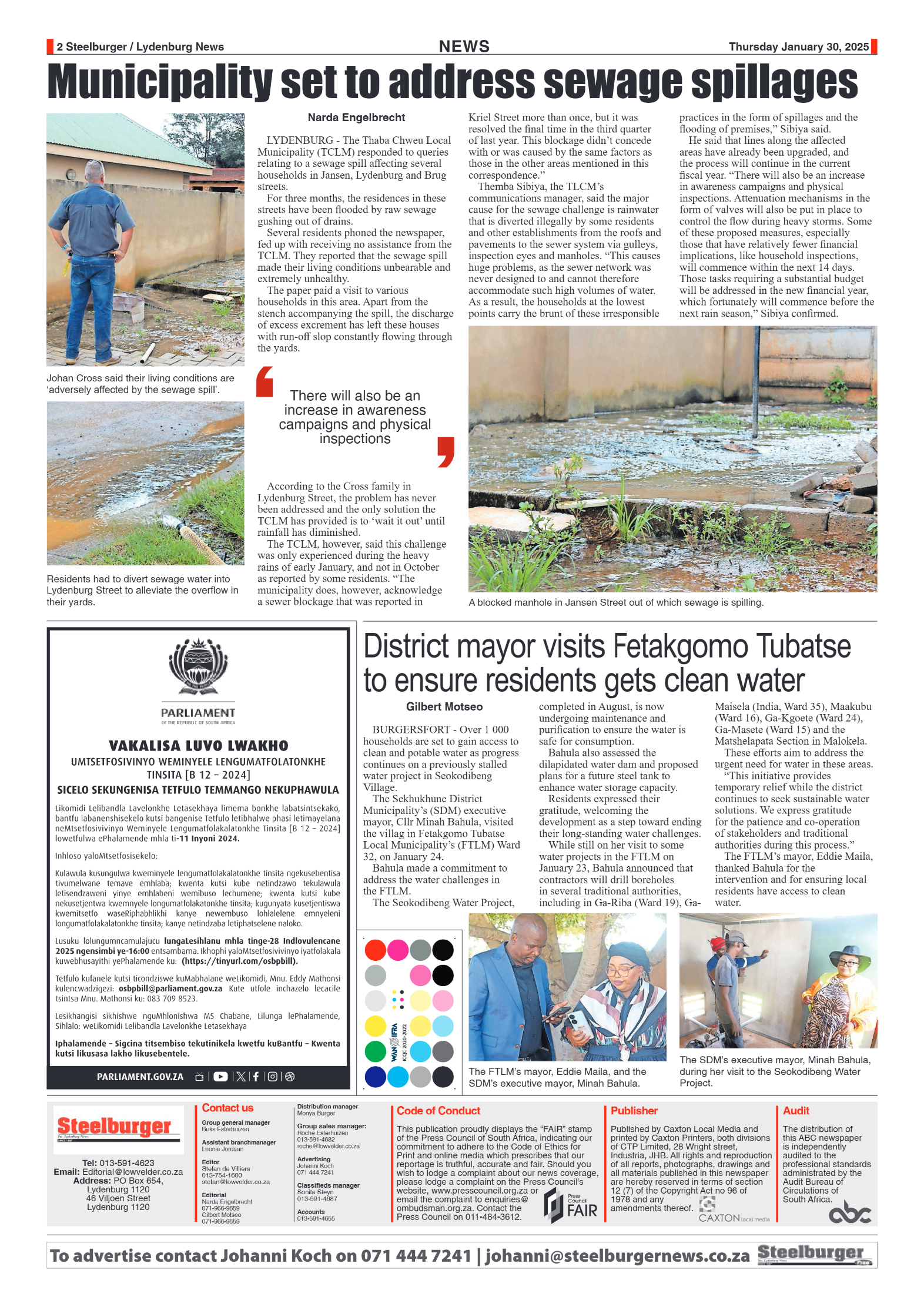 Steelburger News 30 January 2025 page 2