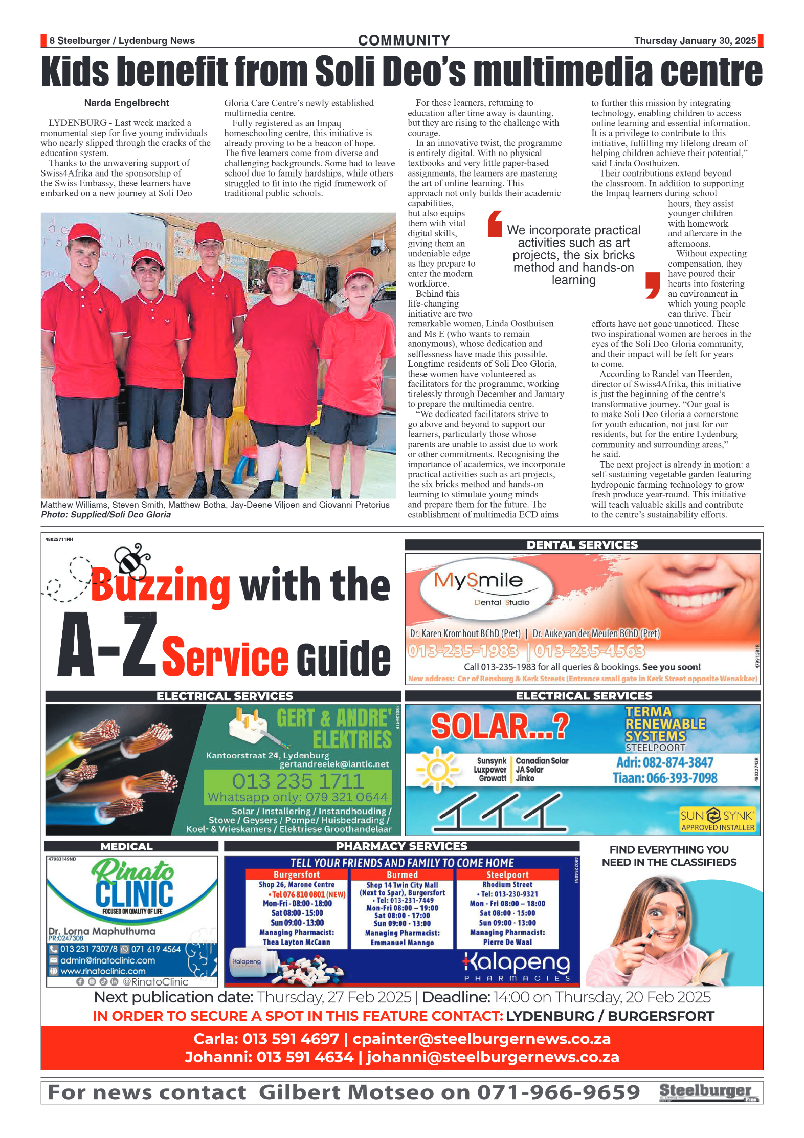 Steelburger News 30 January 2025 page 8