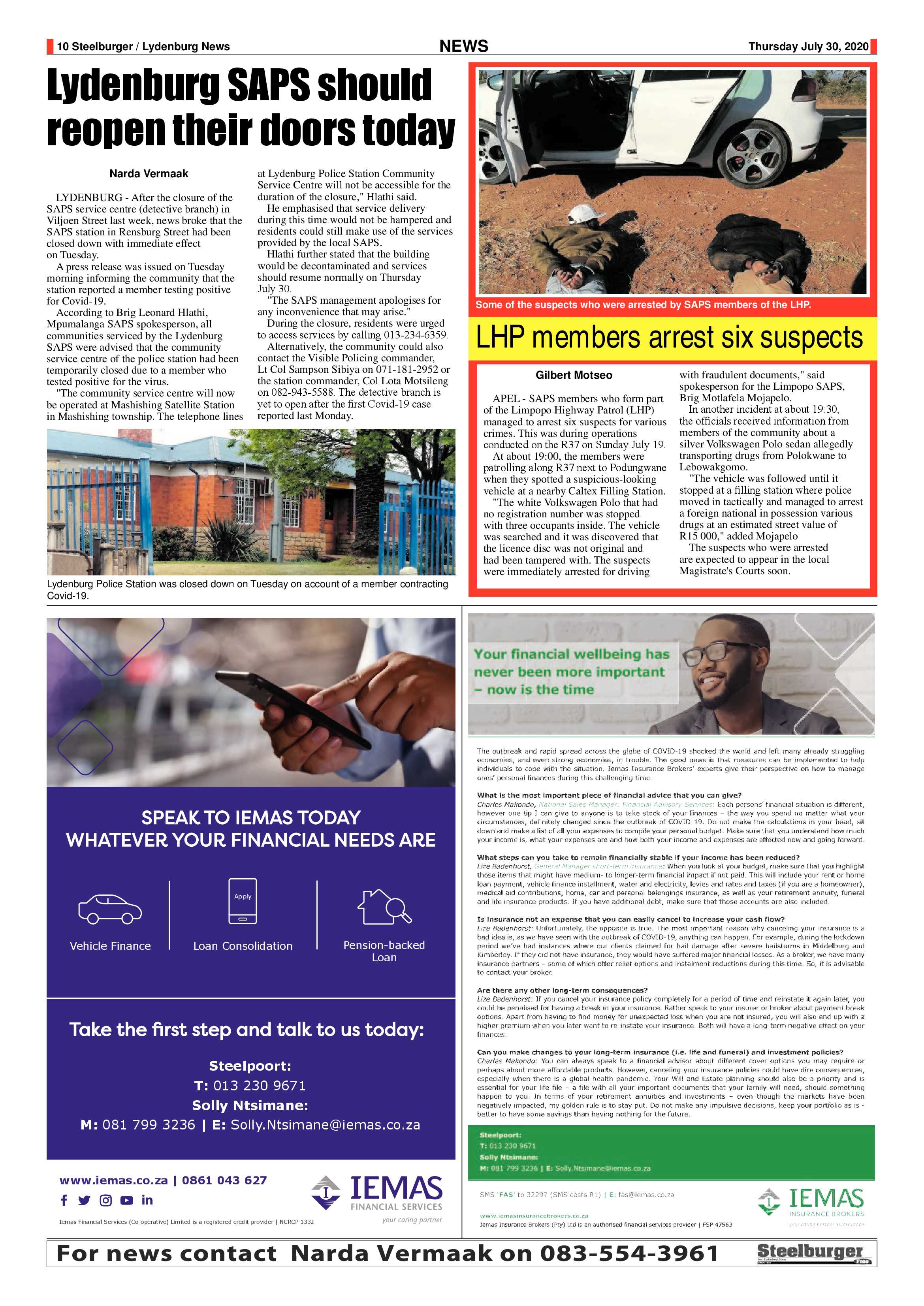 Steelburger News 30 July 2020 page 10