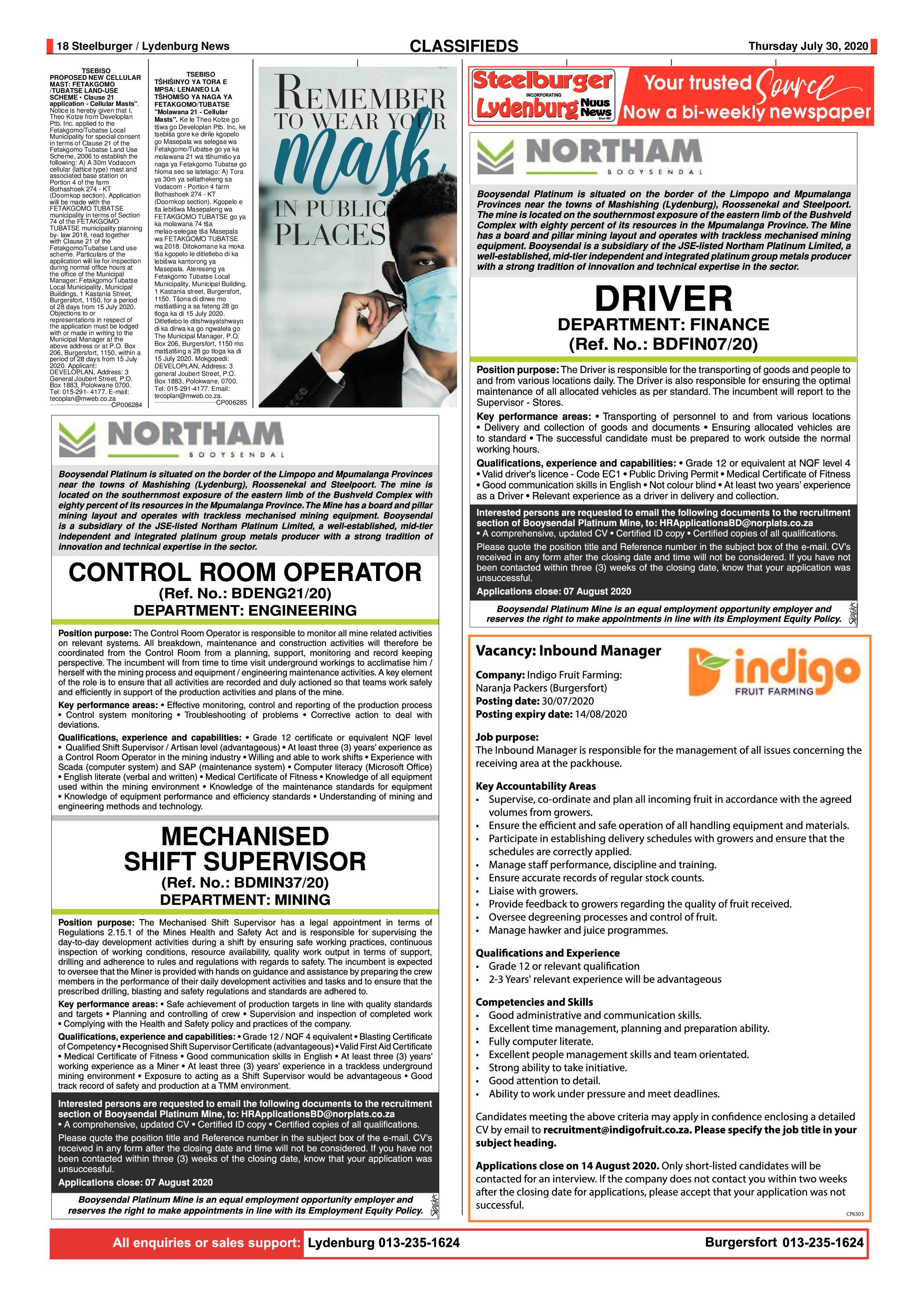 Steelburger News 30 July 2020 page 18