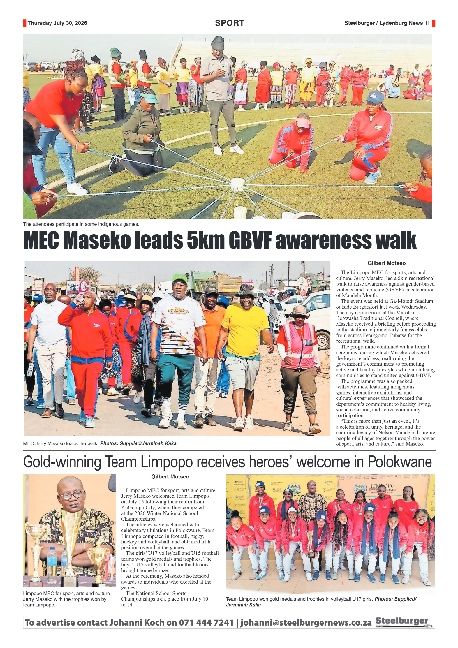 Steelburger News 30 July 2026 page 11