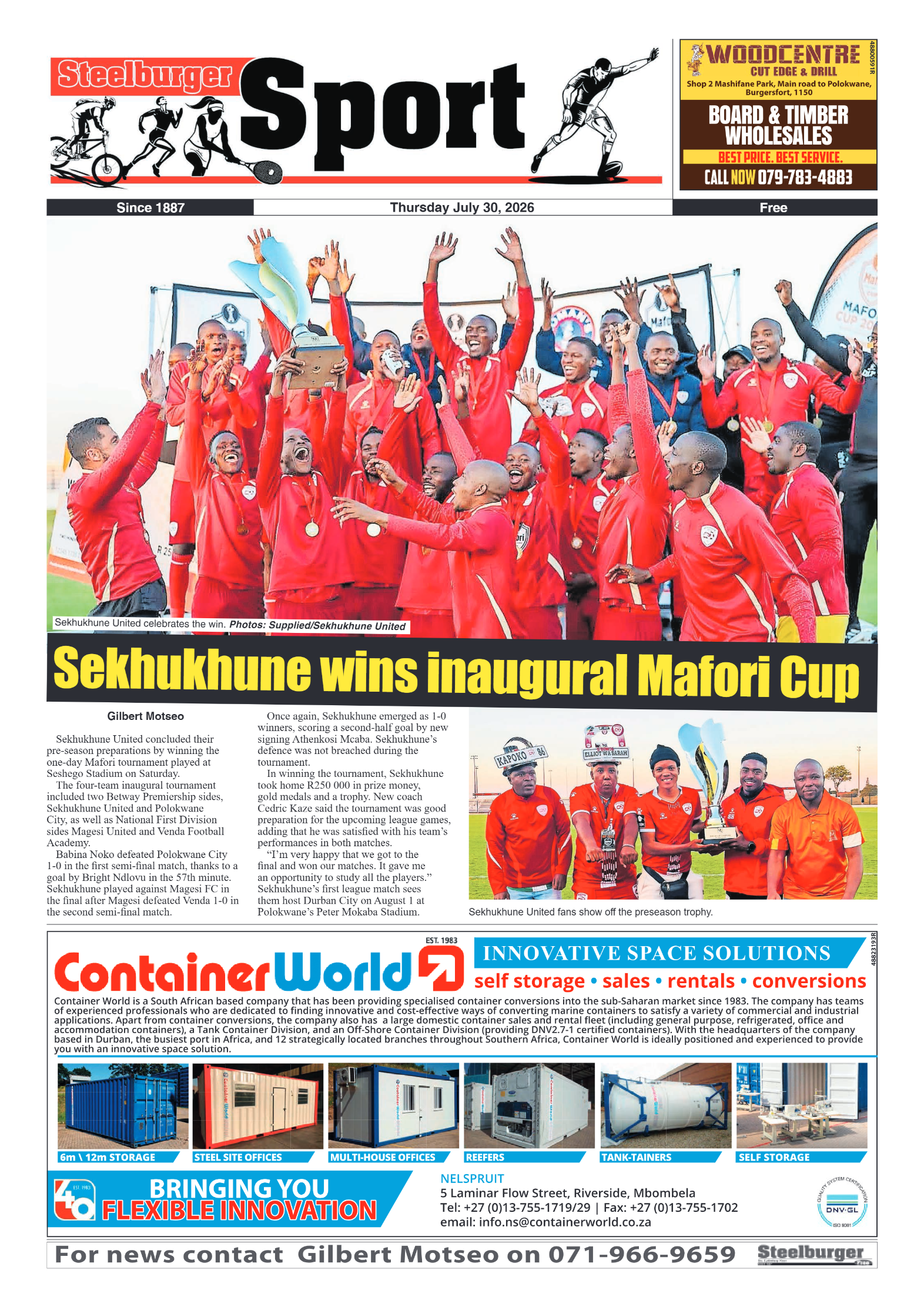 Steelburger News 30 July 2026 page 12
