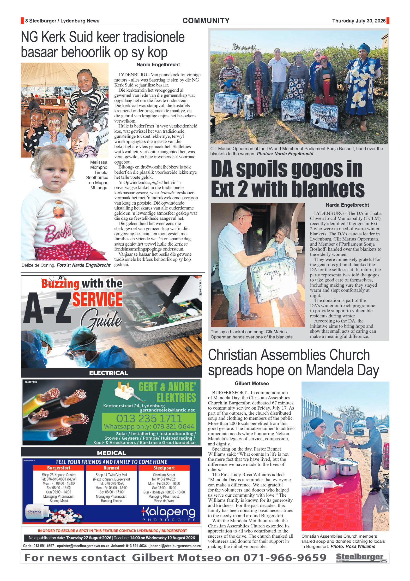 Steelburger News 30 July 2026 page 8