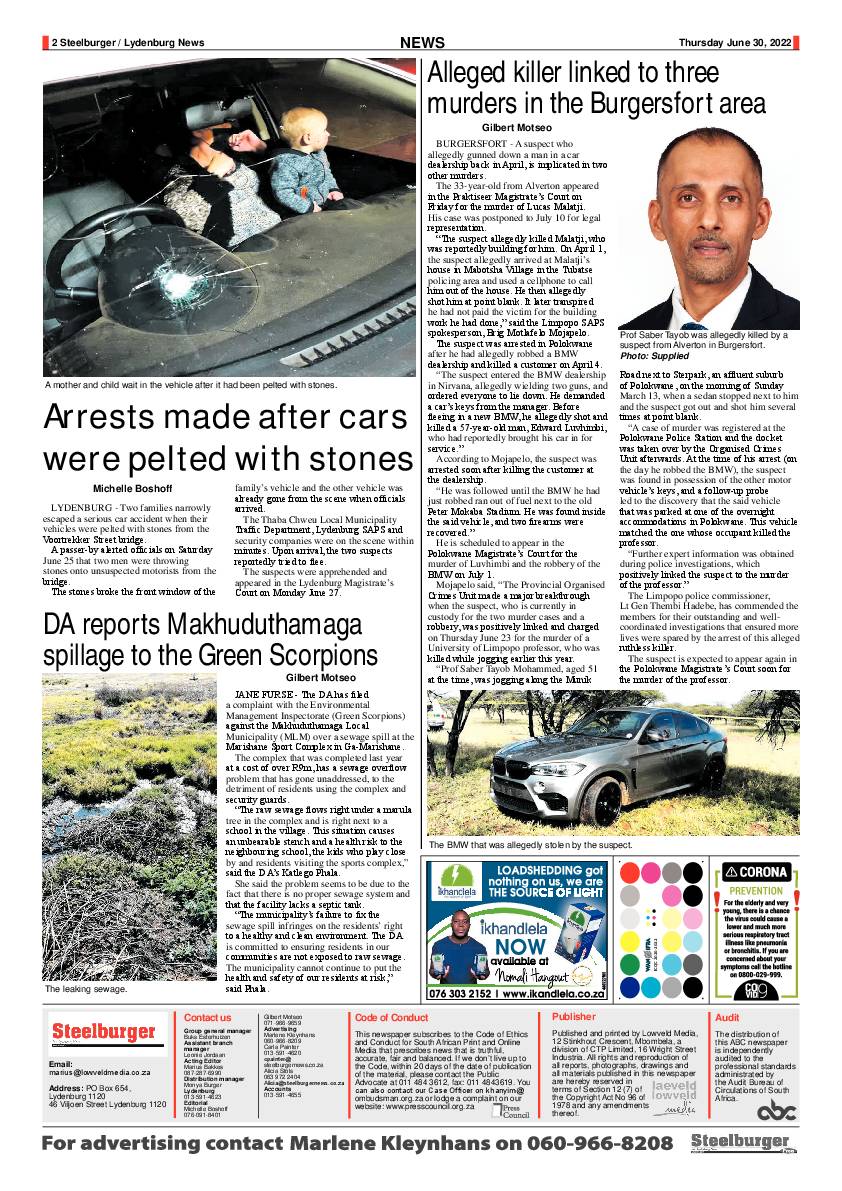 Steelburger News 30 June 2022 page 2