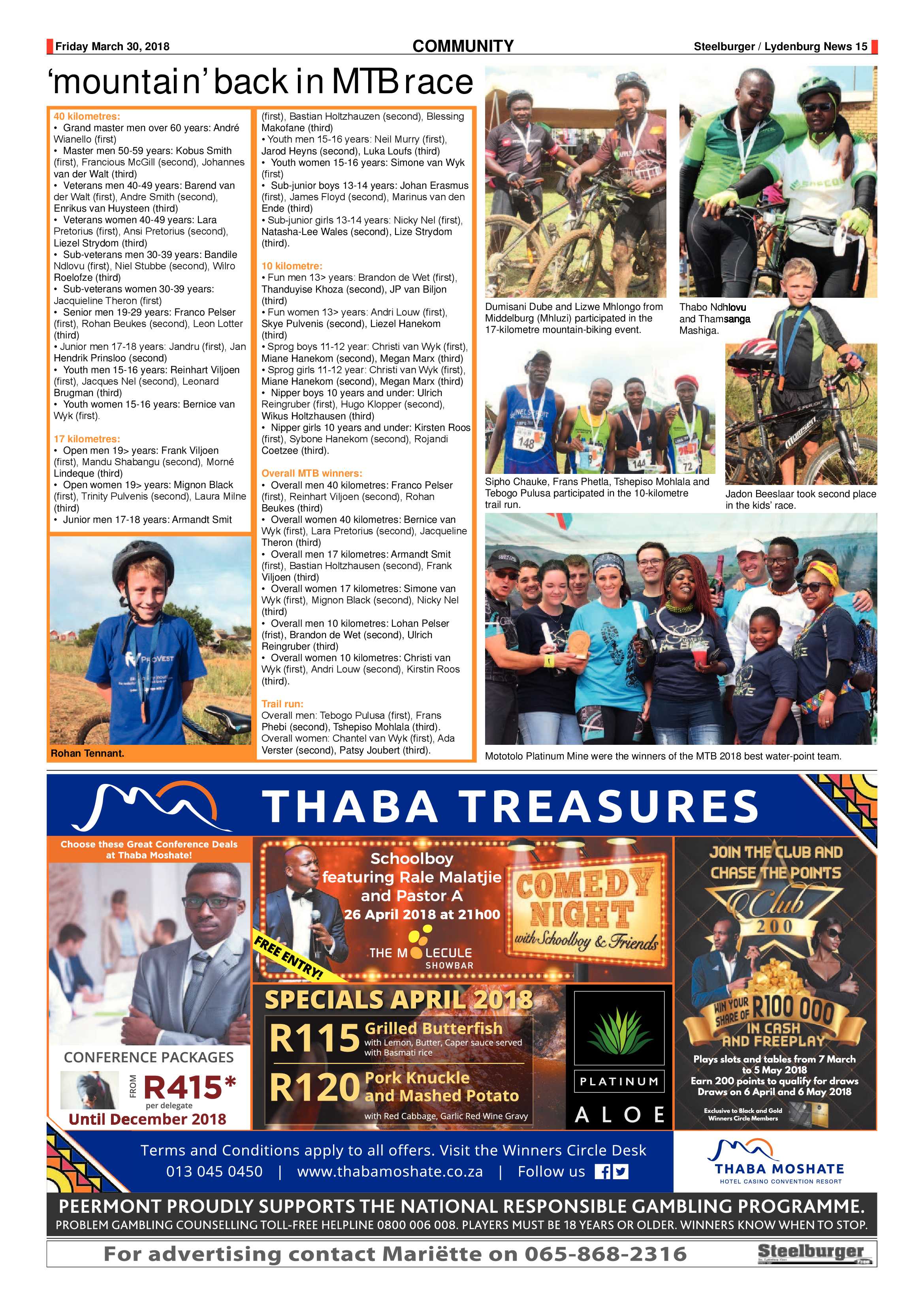 Steelburger News 30 March 2018 page 15