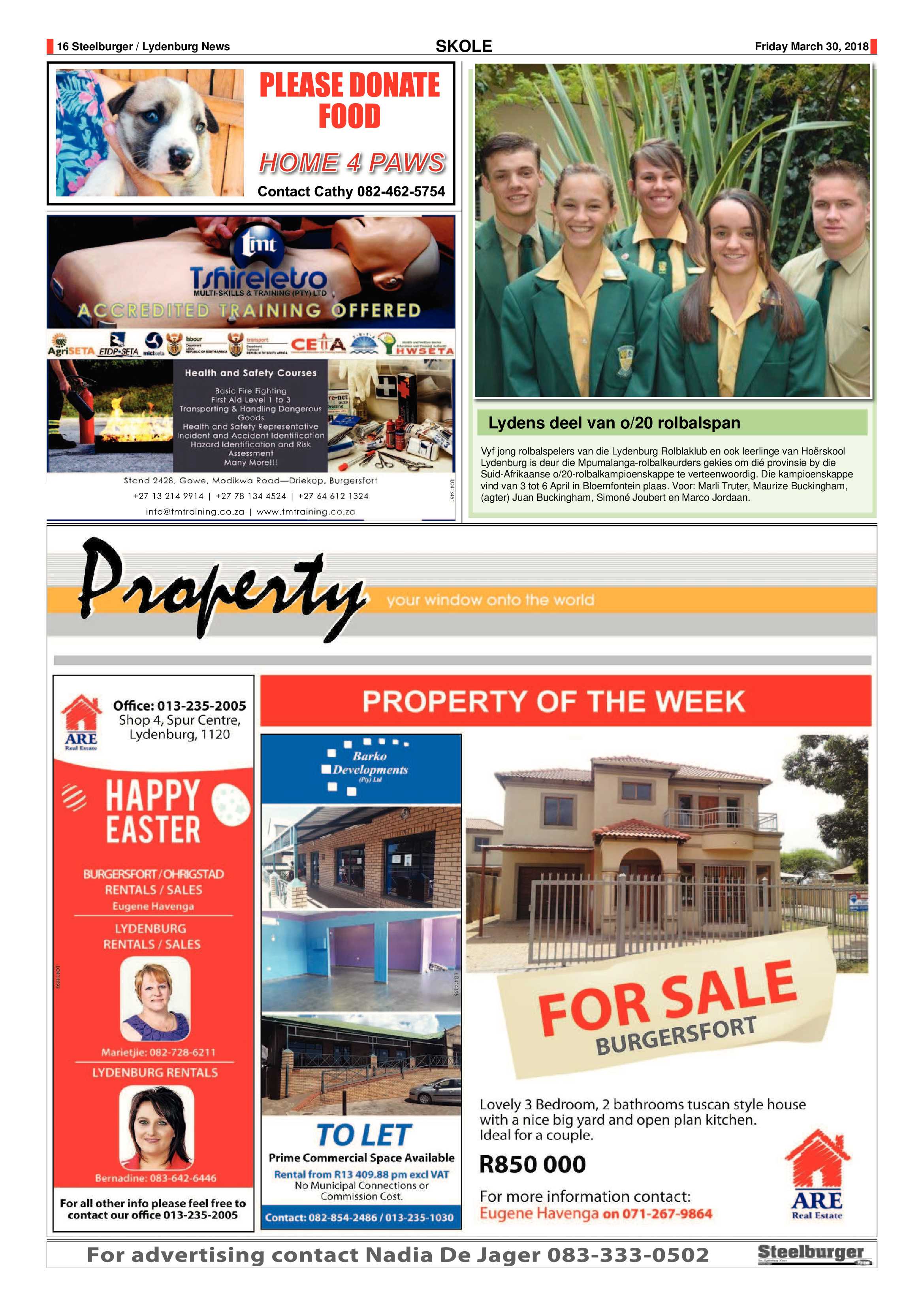 Steelburger News 30 March 2018 page 16
