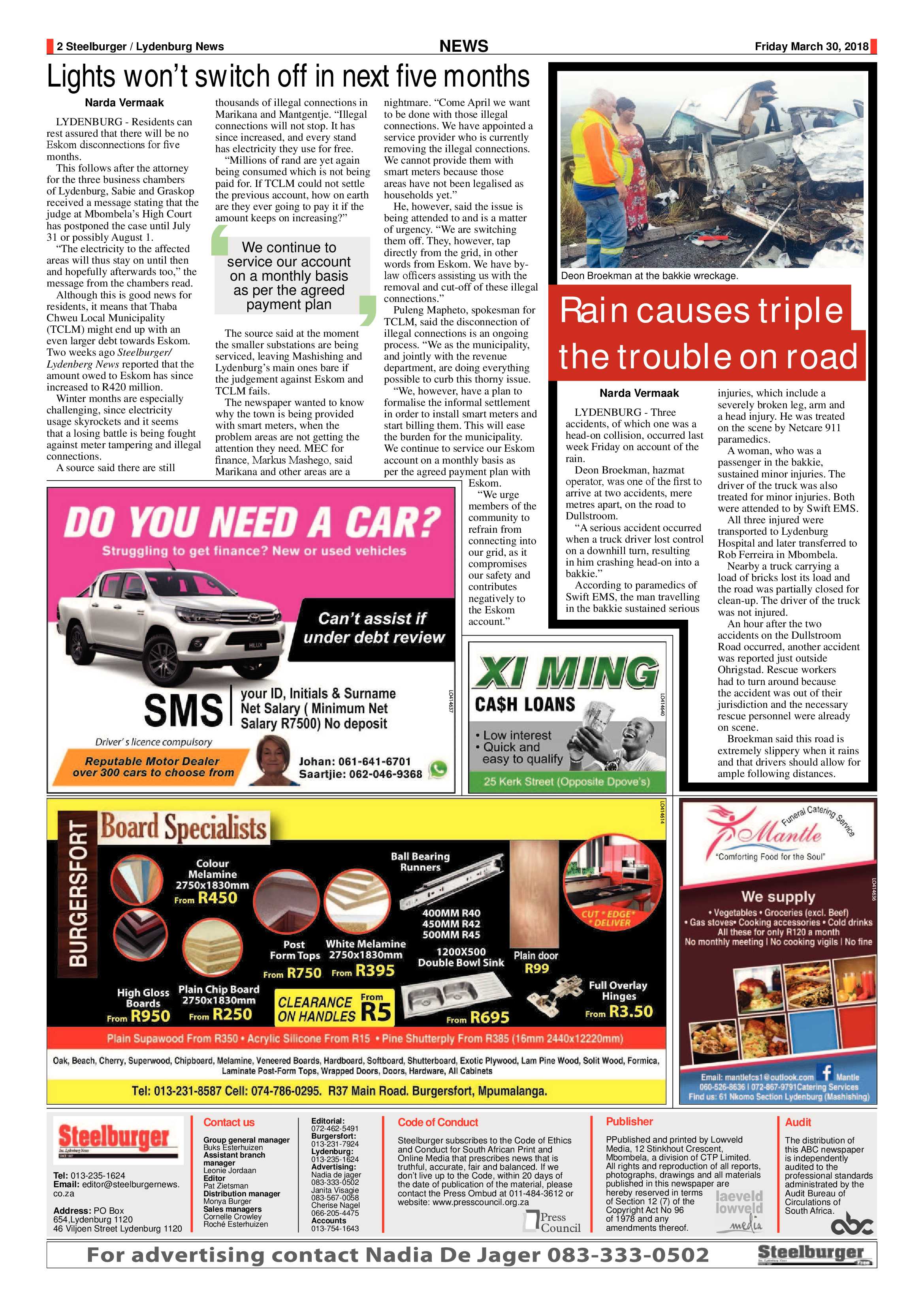 Steelburger News 30 March 2018 page 2