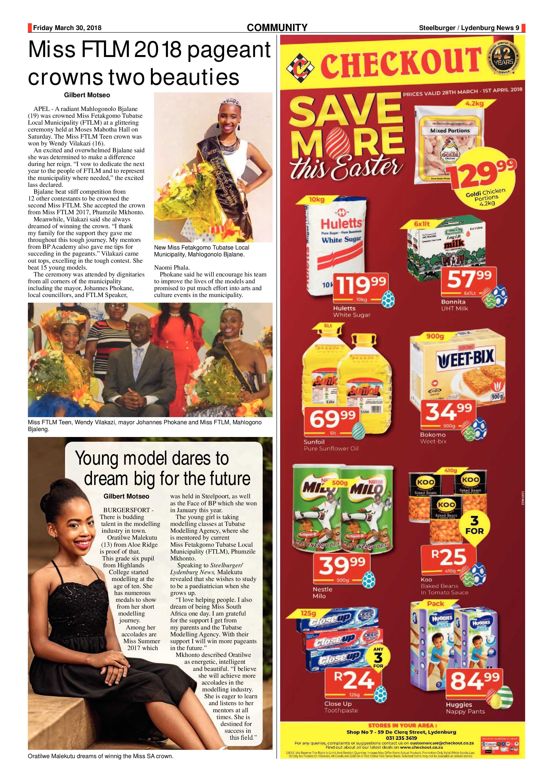 Steelburger News 30 March 2018 page 9