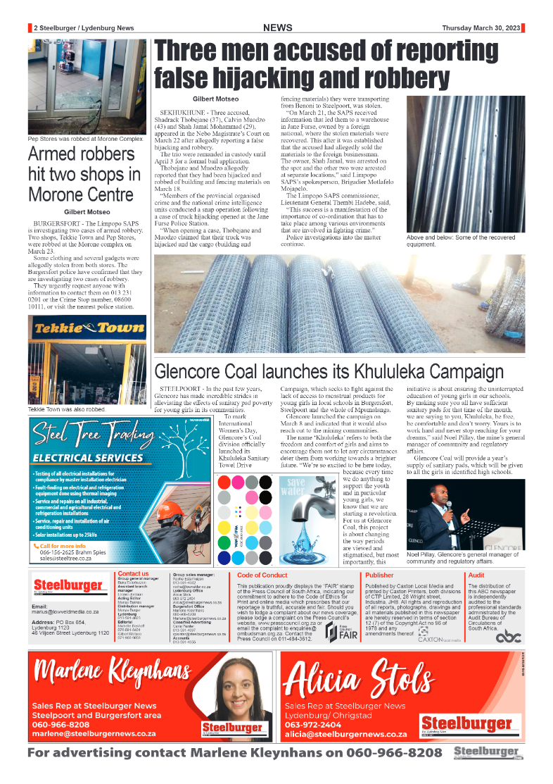 Steelburger News 30 March 2023 page 2