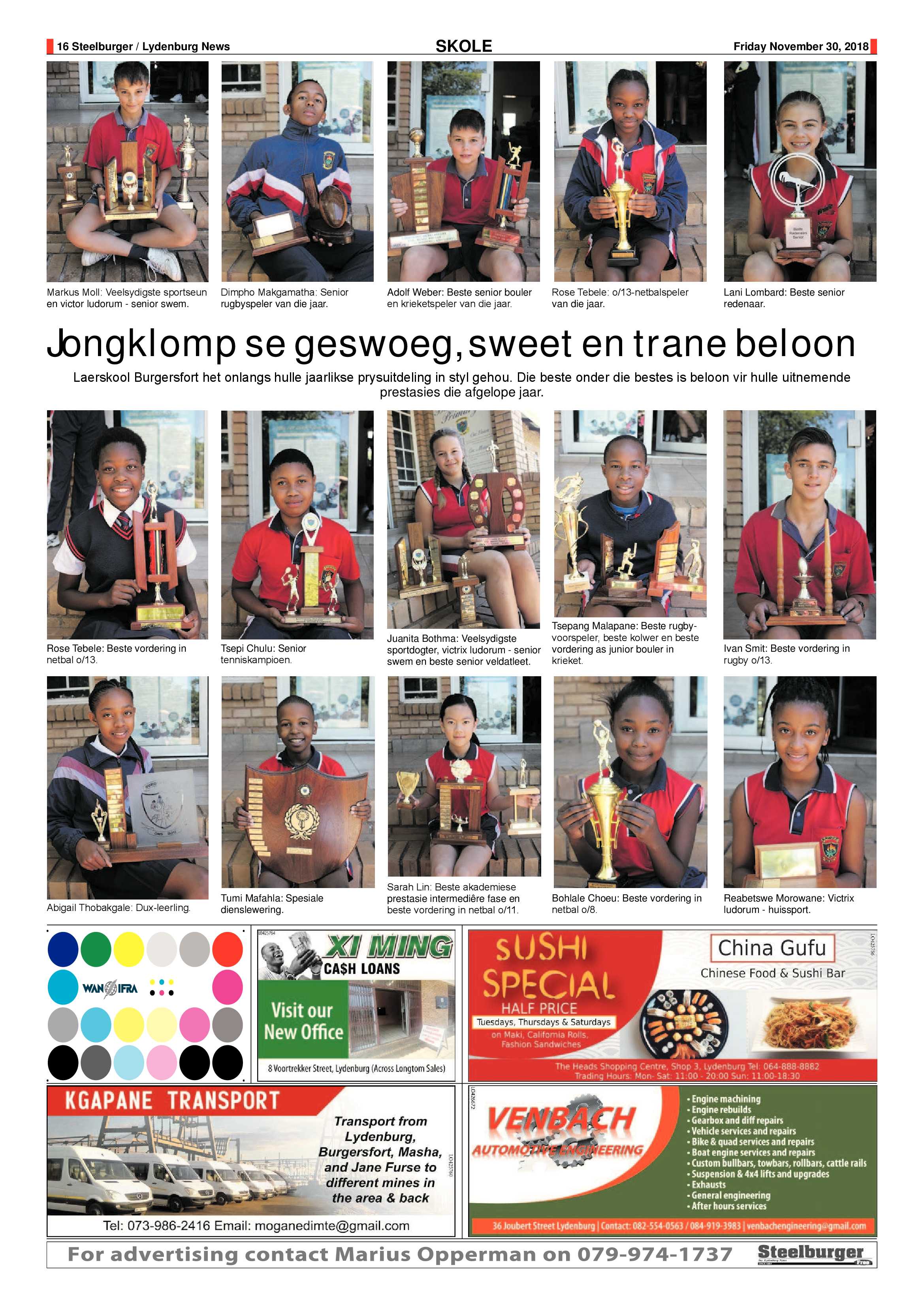 Steelburger News 30 November 2018 page 16