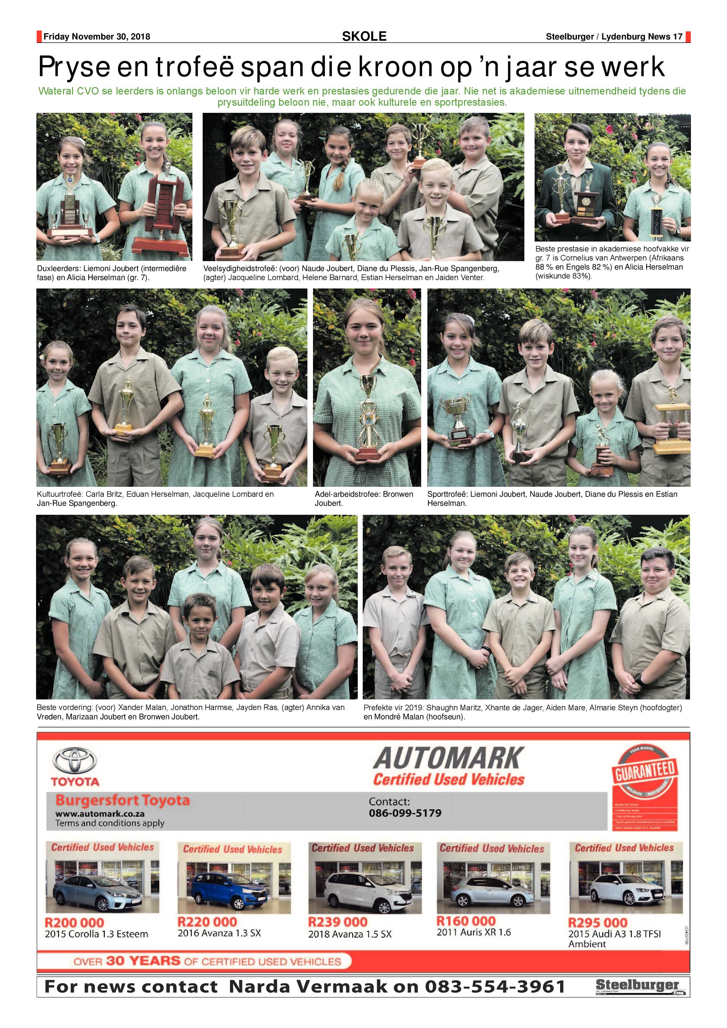 Steelburger News 30 November 2018 page 17