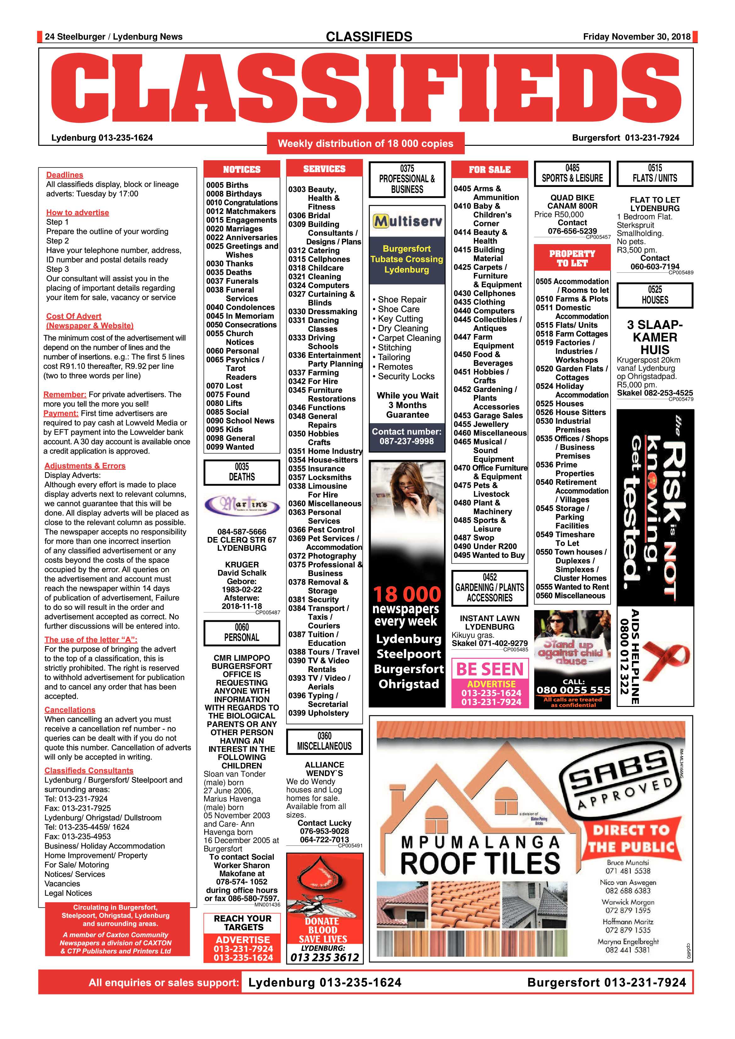 Steelburger News 30 November 2018 page 24