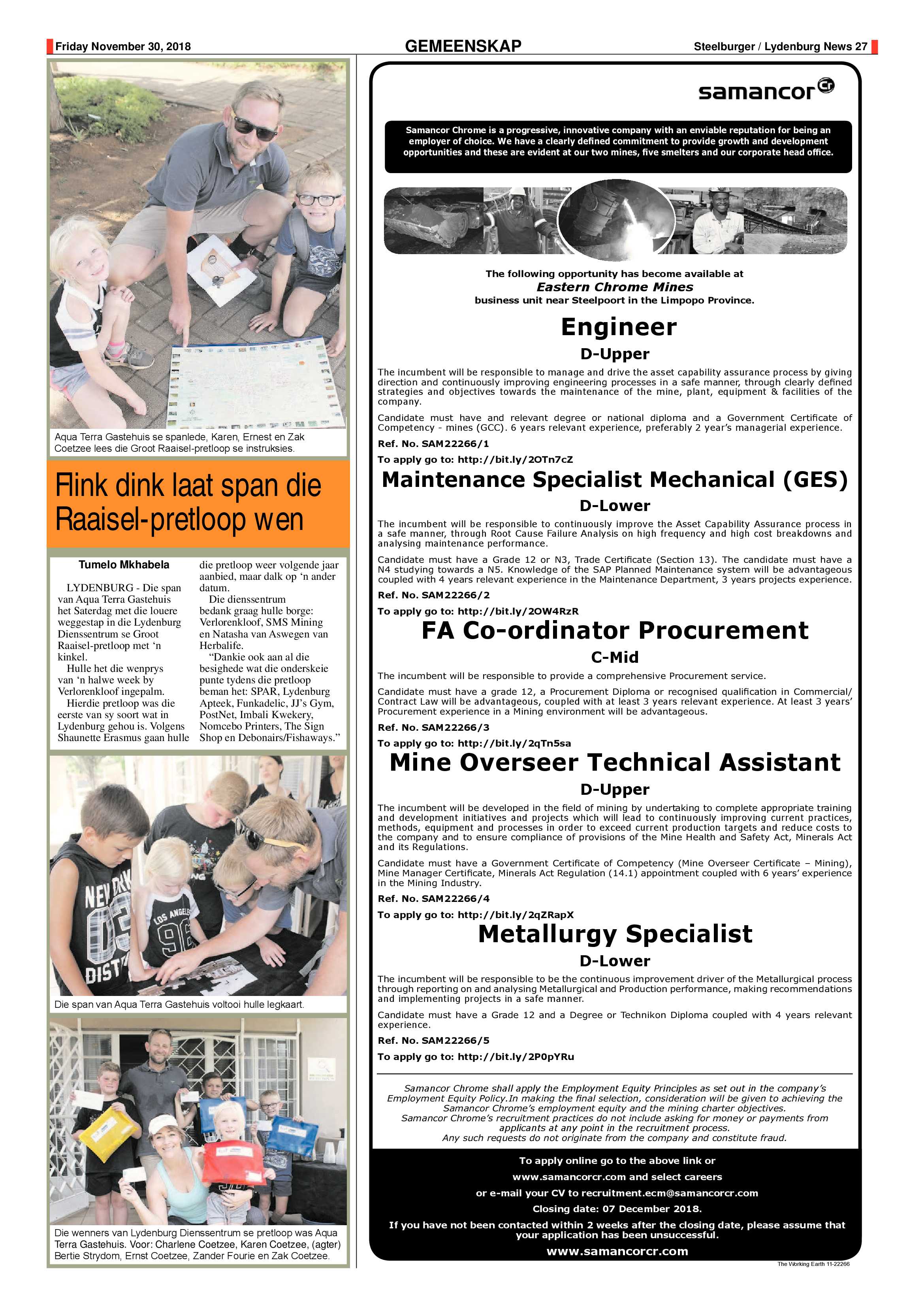 Steelburger News 30 November 2018 page 27