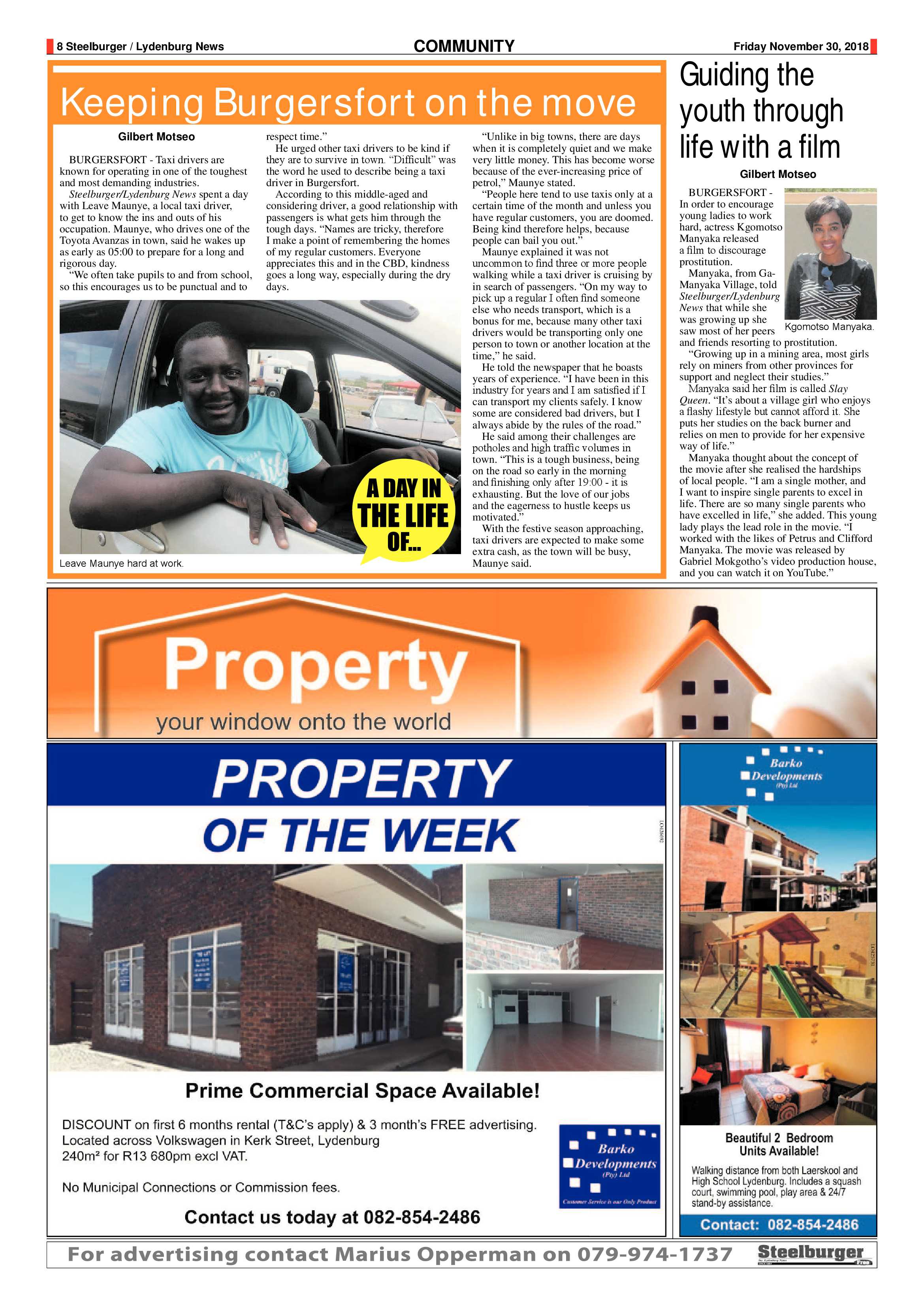 Steelburger News 30 November 2018 page 8