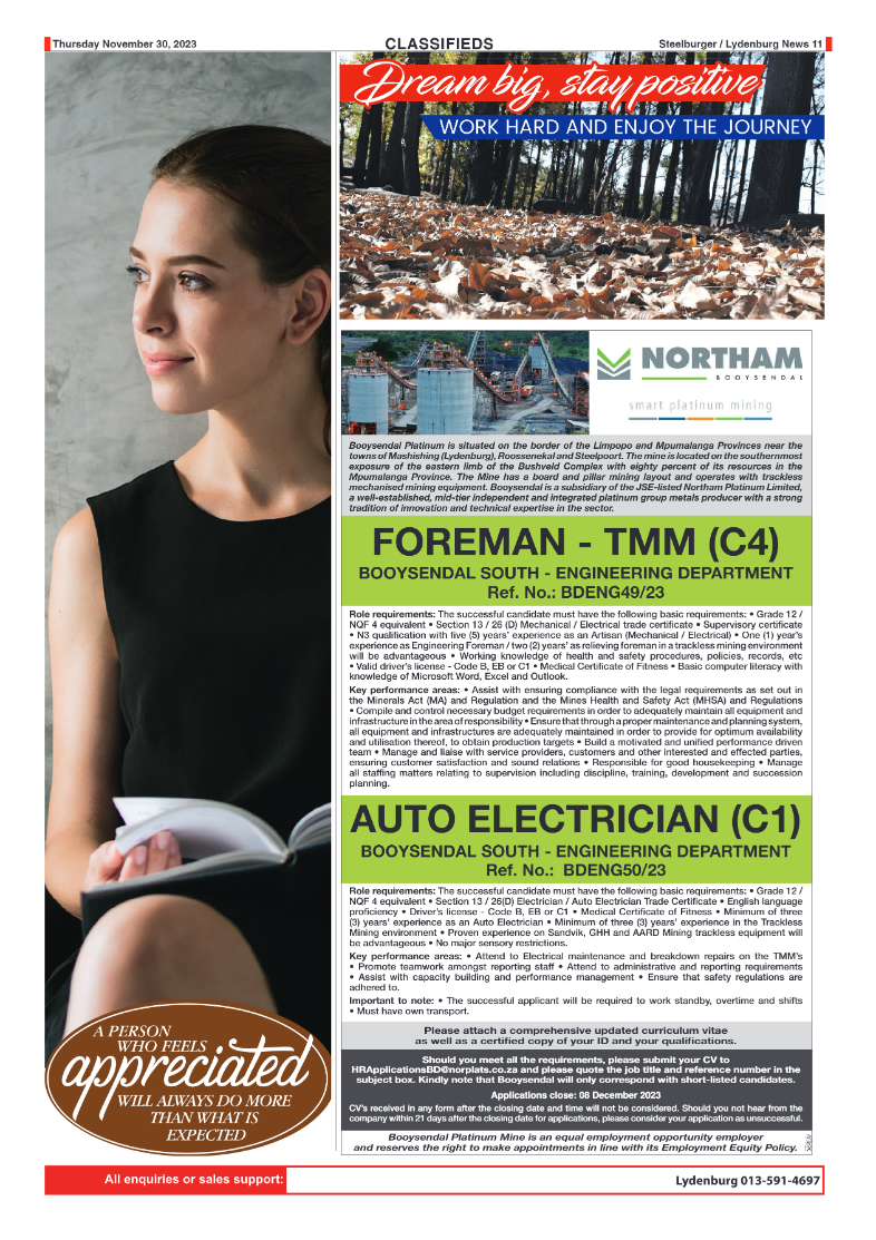 Steelburger News 30 November 2023 page 11