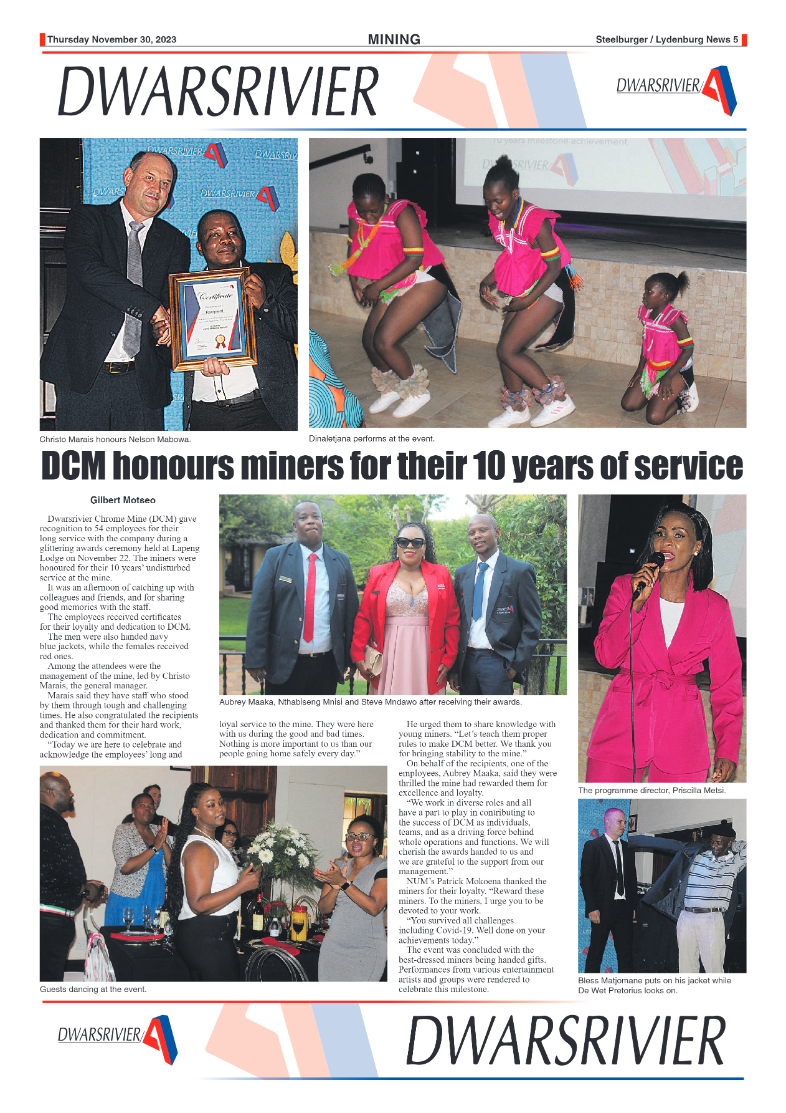 Steelburger News 30 November 2023 page 5