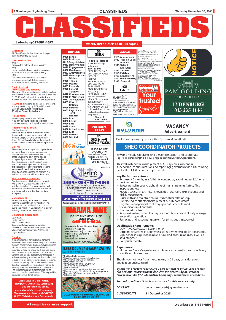 Steelburger News 30 November 2023 page 8