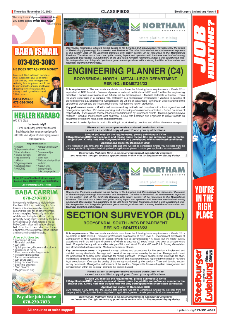 Steelburger News 30 November 2023 page 9