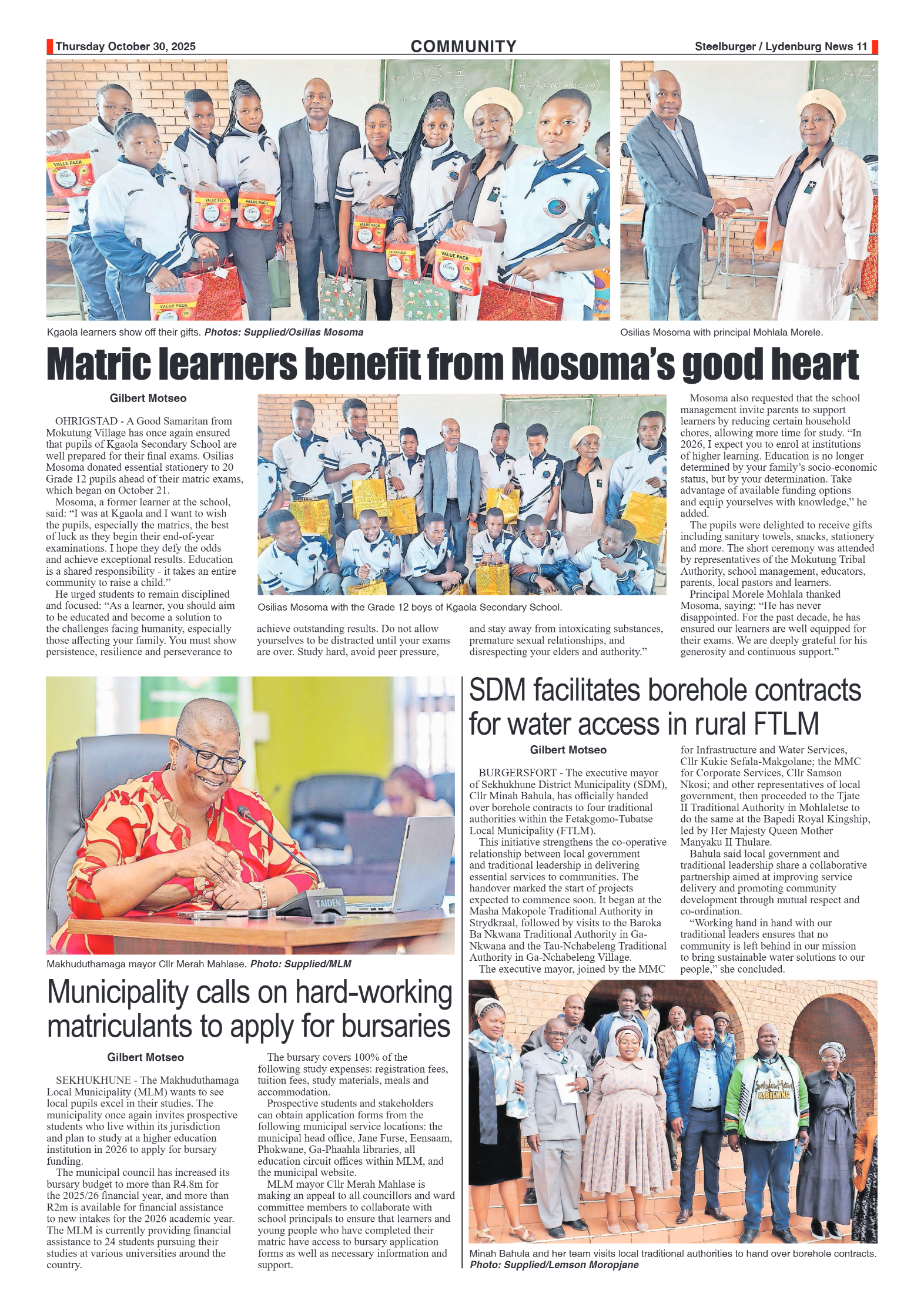 Steelburger News 30 October 2025 page 11