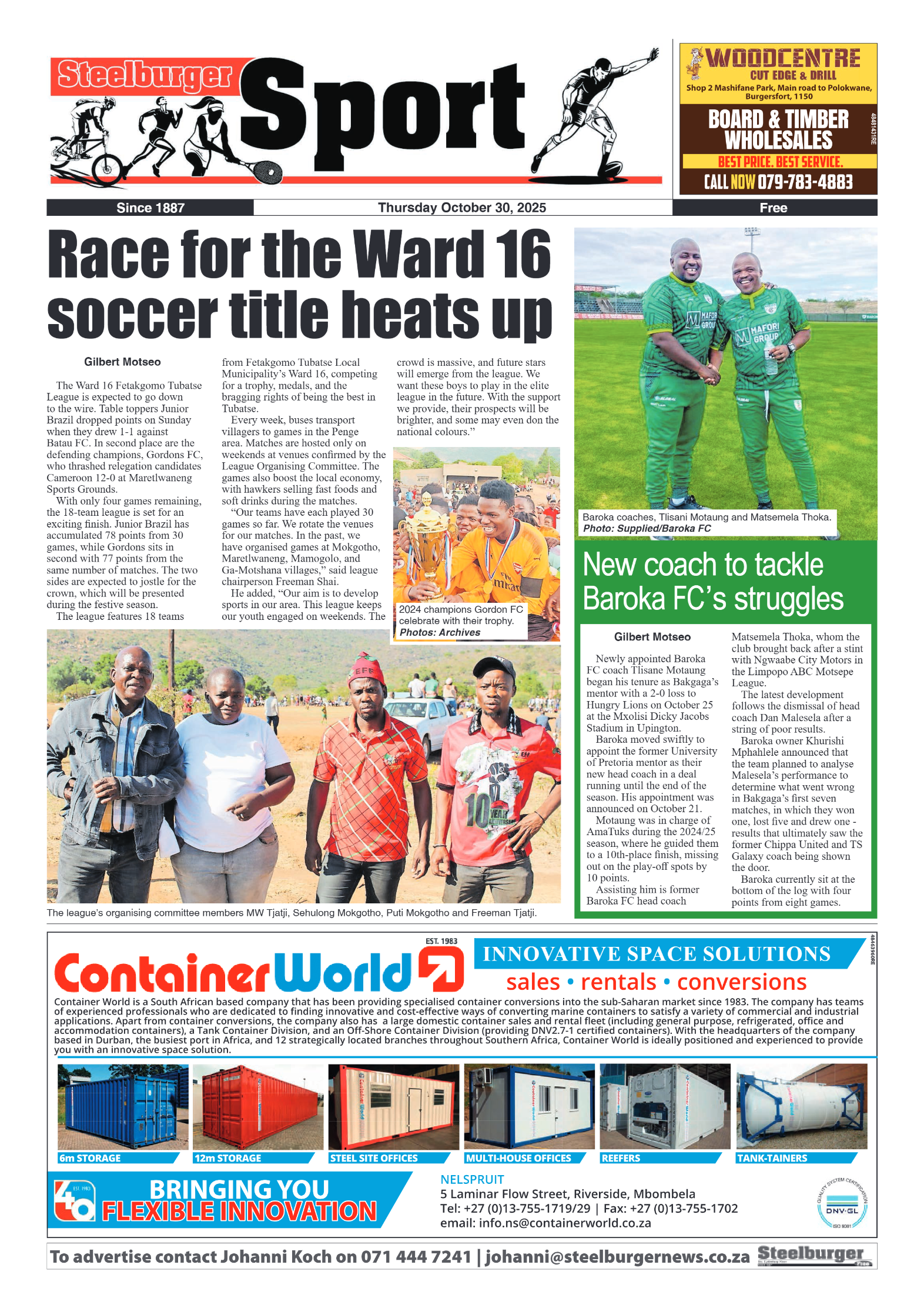 Steelburger News 30 October 2025 page 12