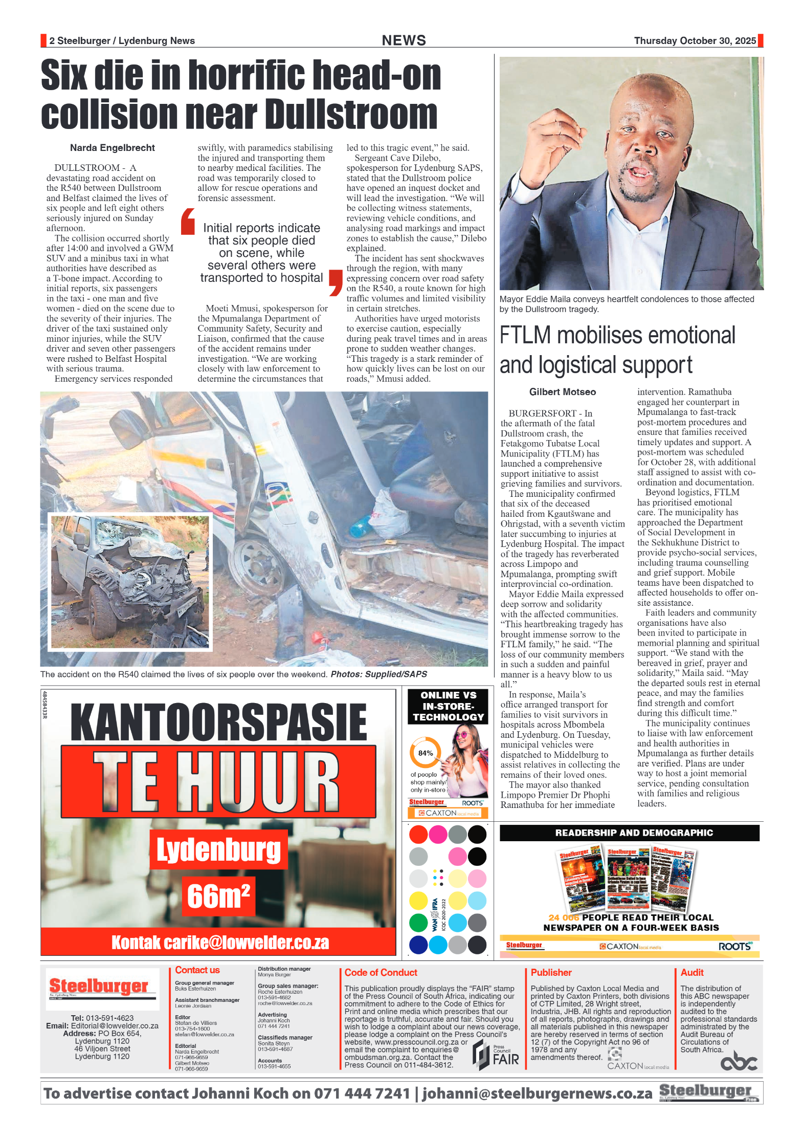 Steelburger News 30 October 2025 page 2