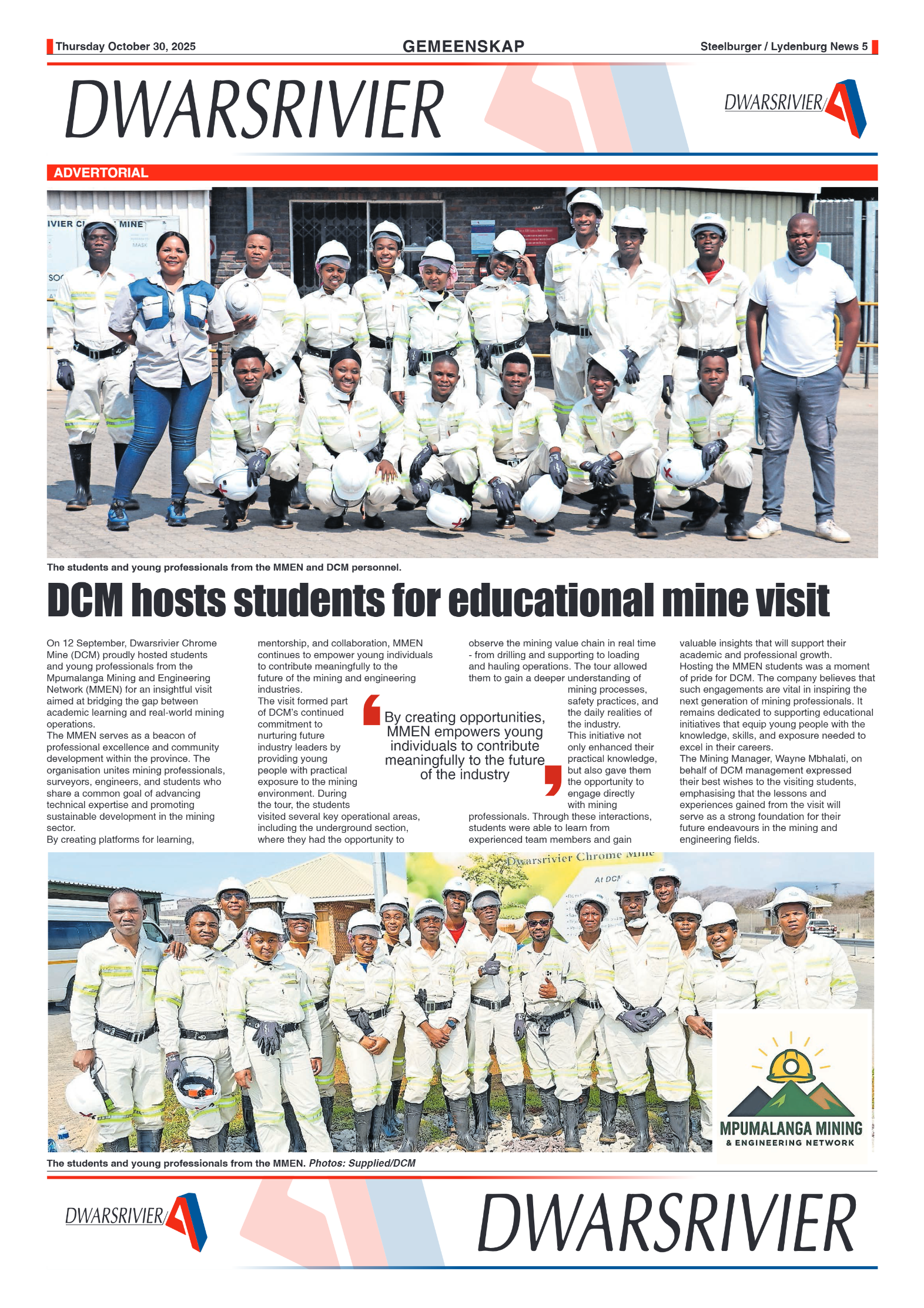 Steelburger News 30 October 2025 page 5