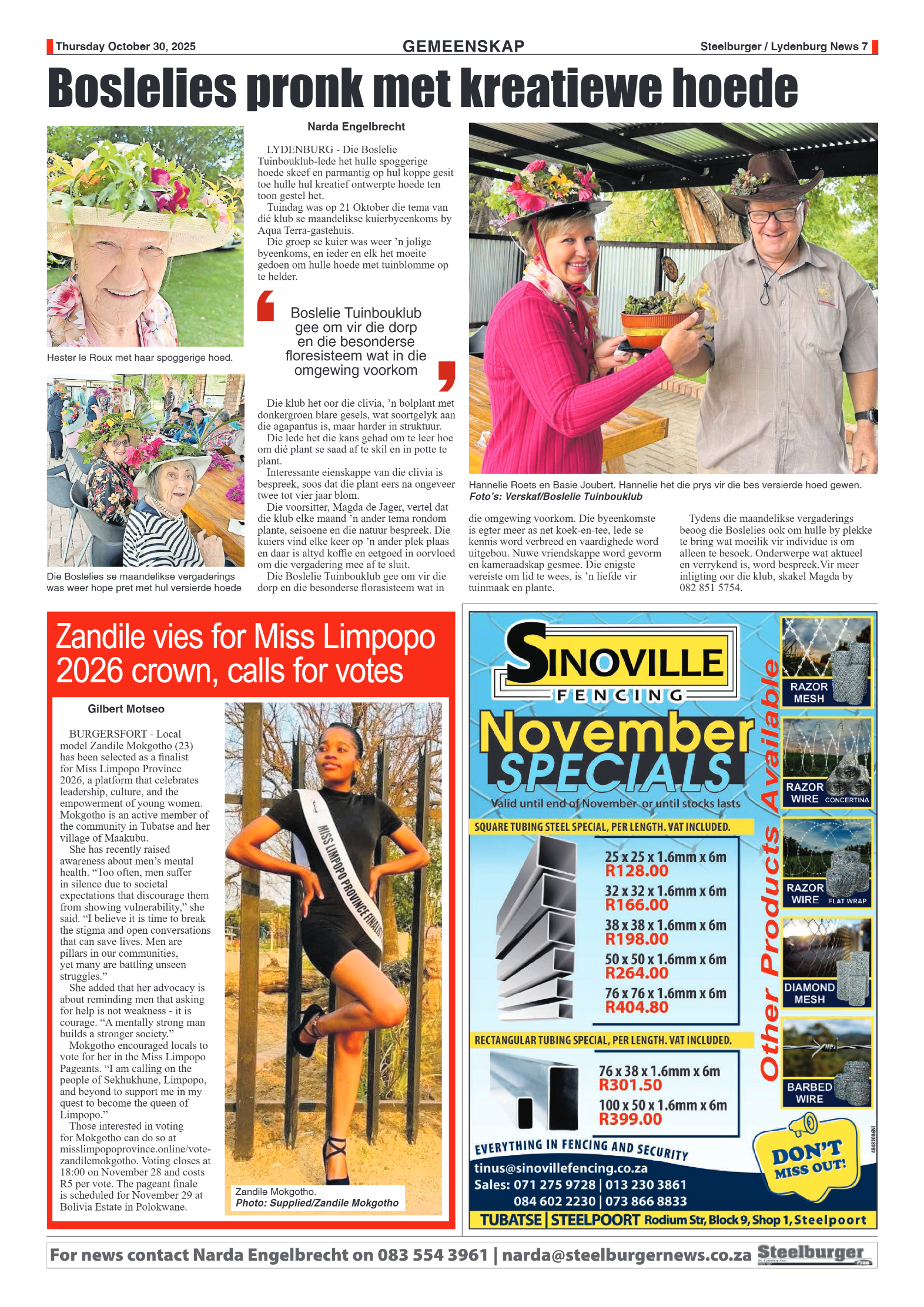 Steelburger News 30 October 2025 page 7