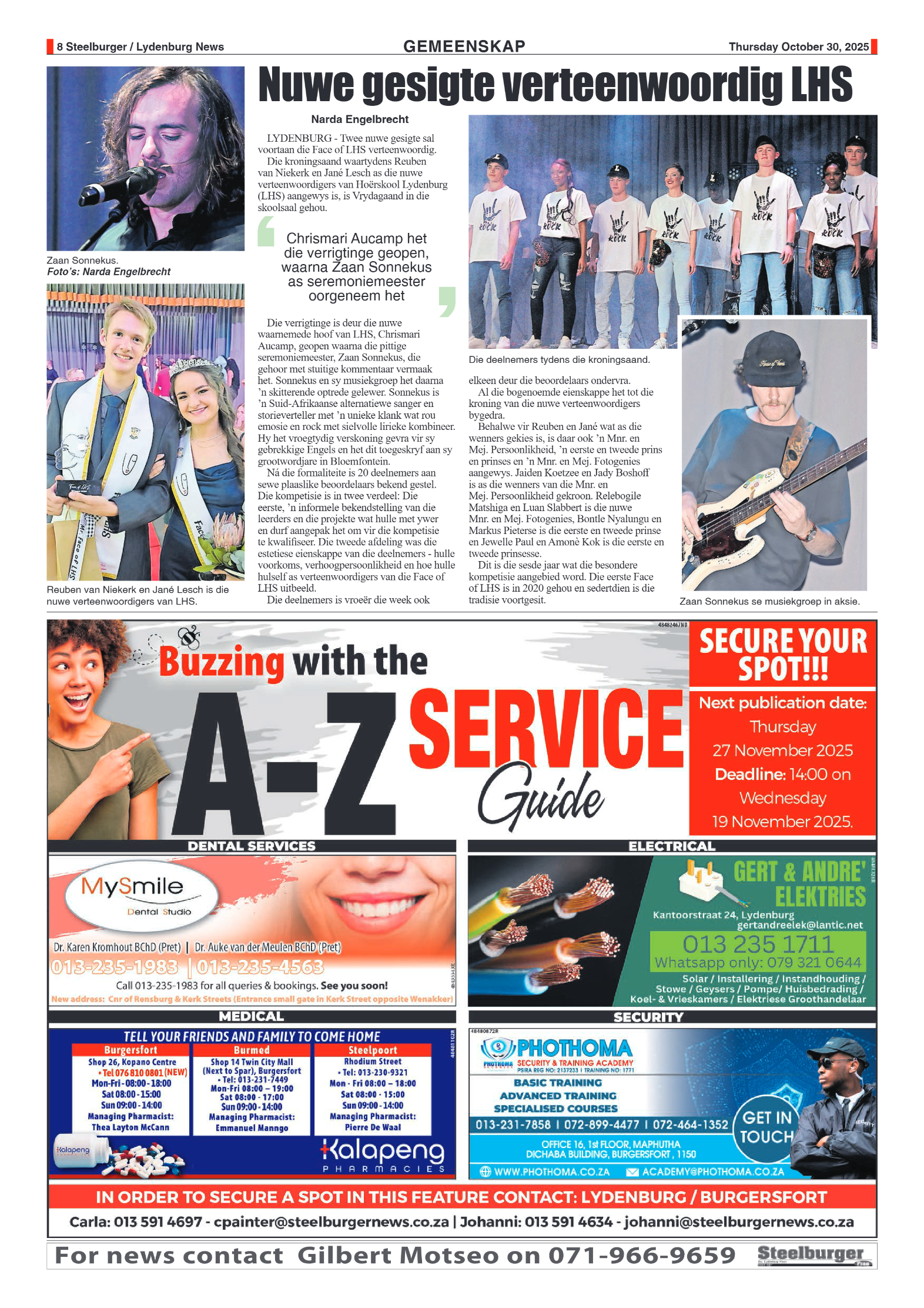 Steelburger News 30 October 2025 page 8