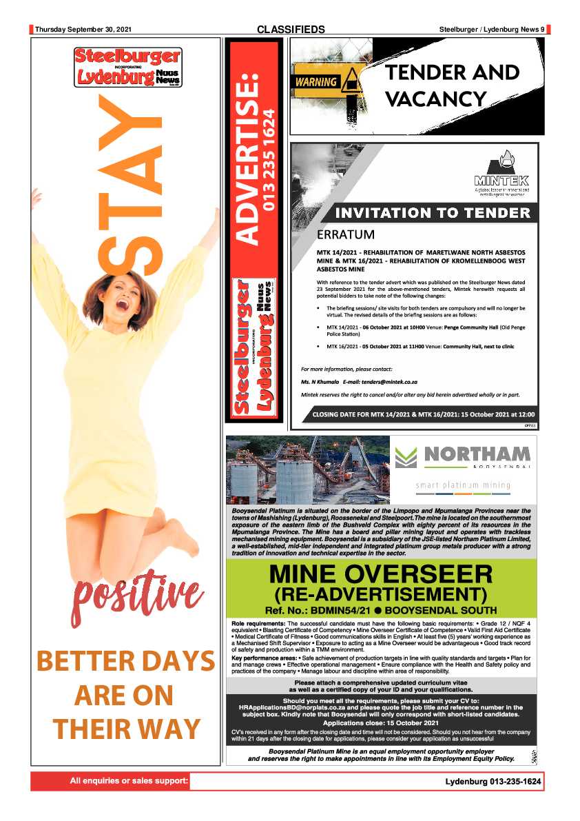 Steelburger News 30 September 2021 page 25