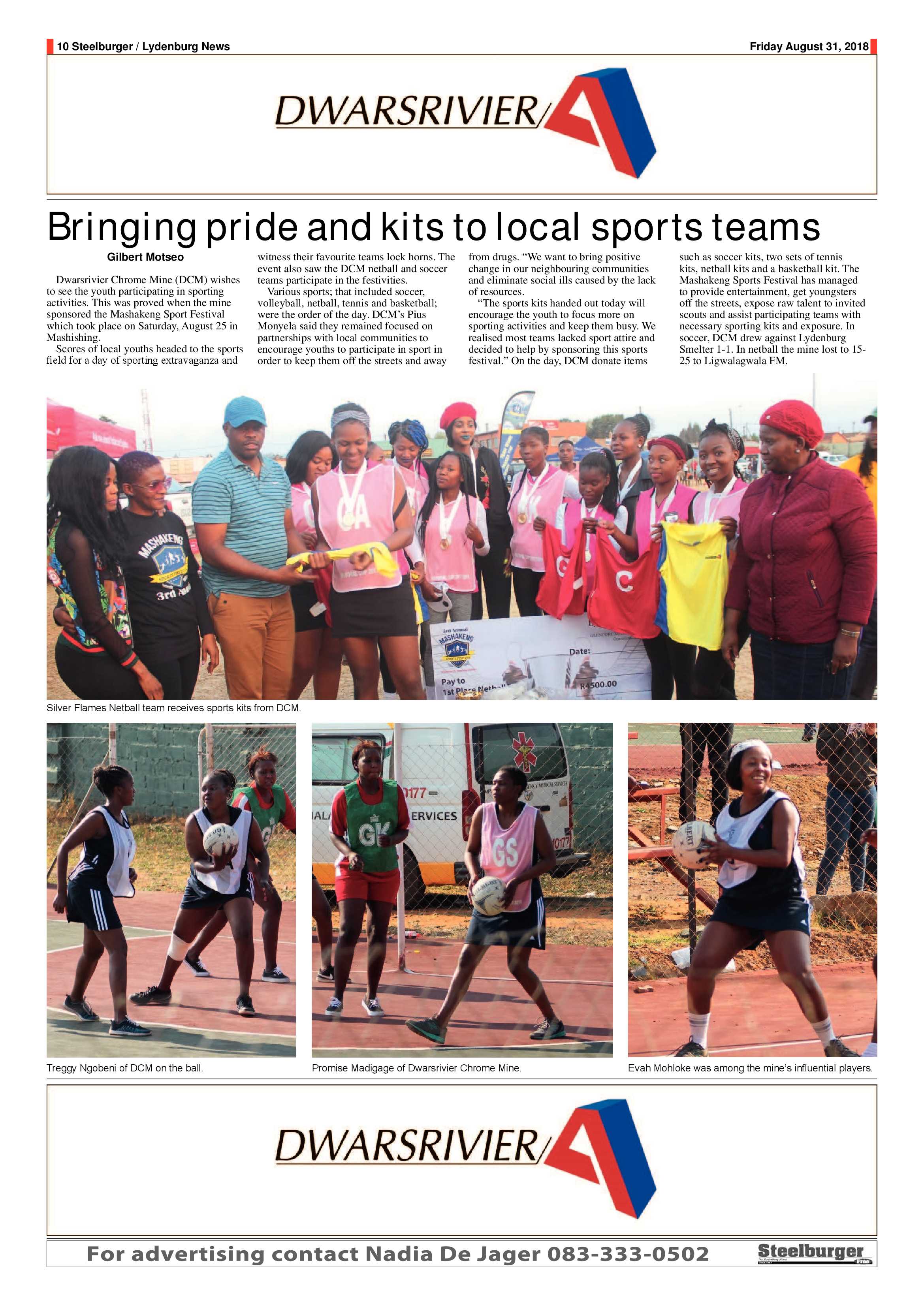 Steelburger News 31 August 2018 page 10