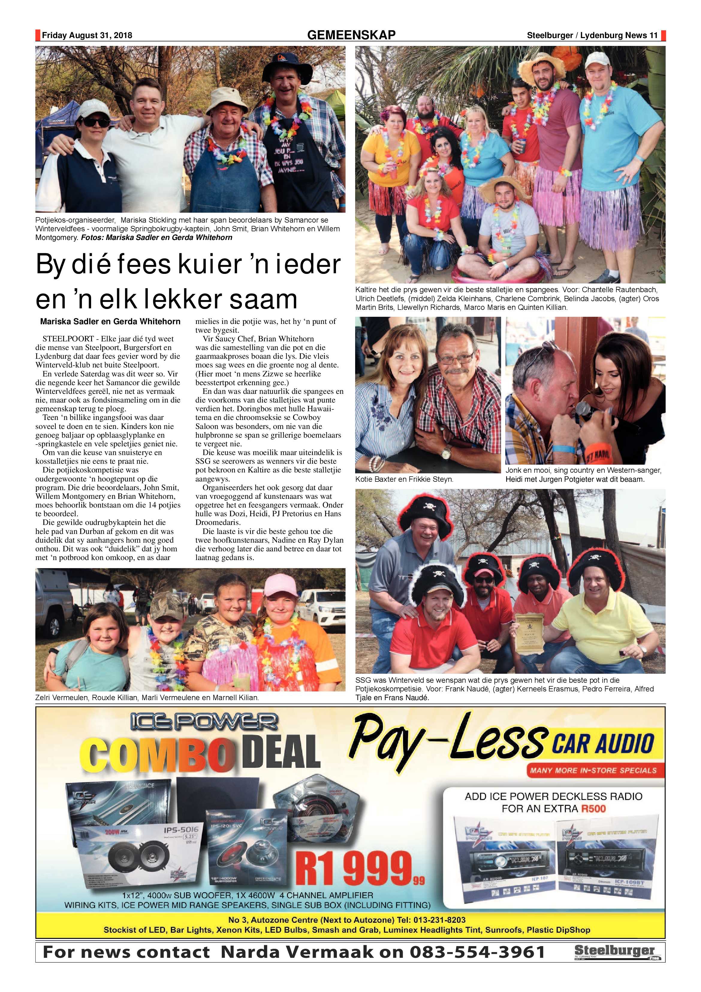 Steelburger News 31 August 2018 page 11