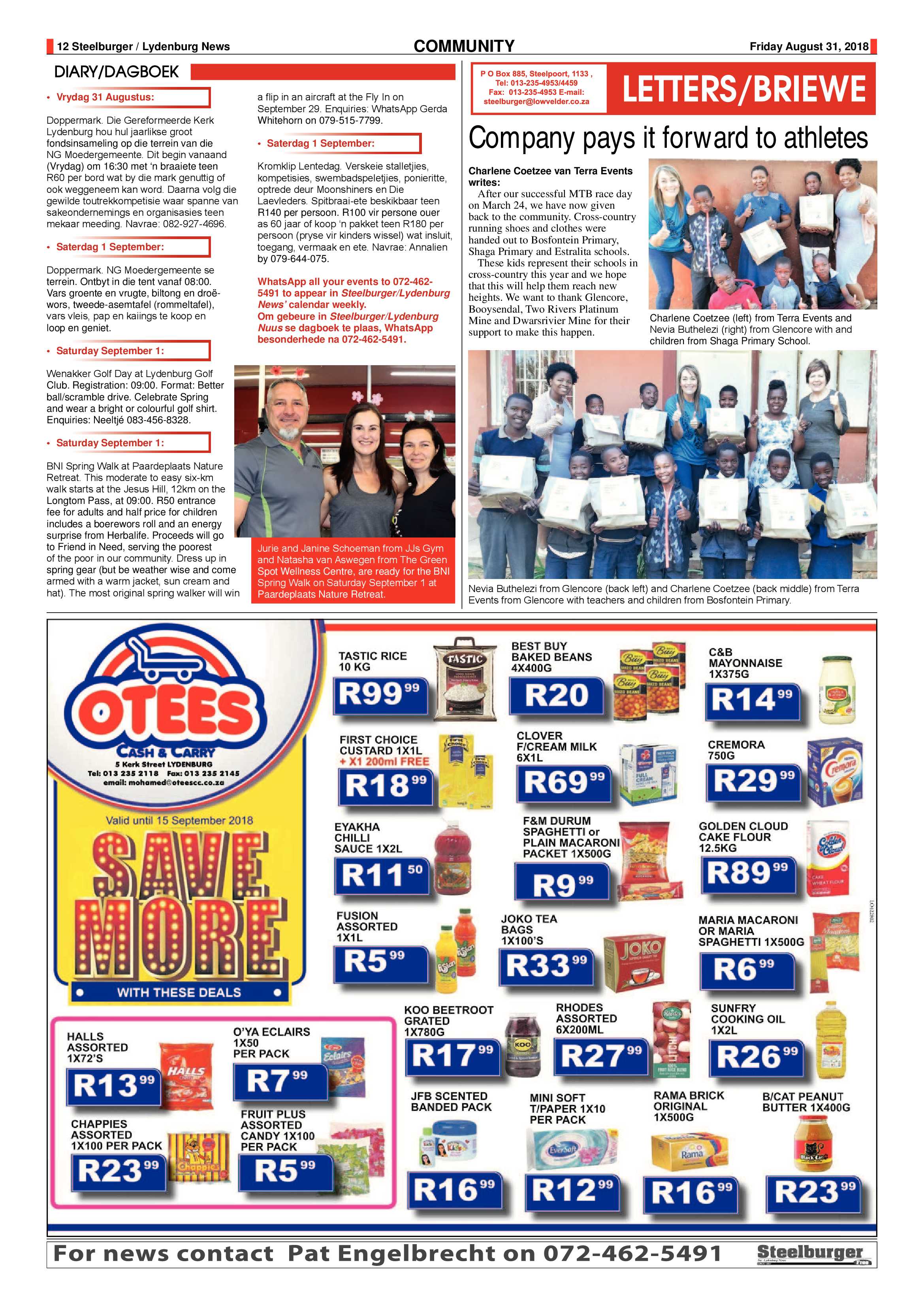 Steelburger News 31 August 2018 page 12