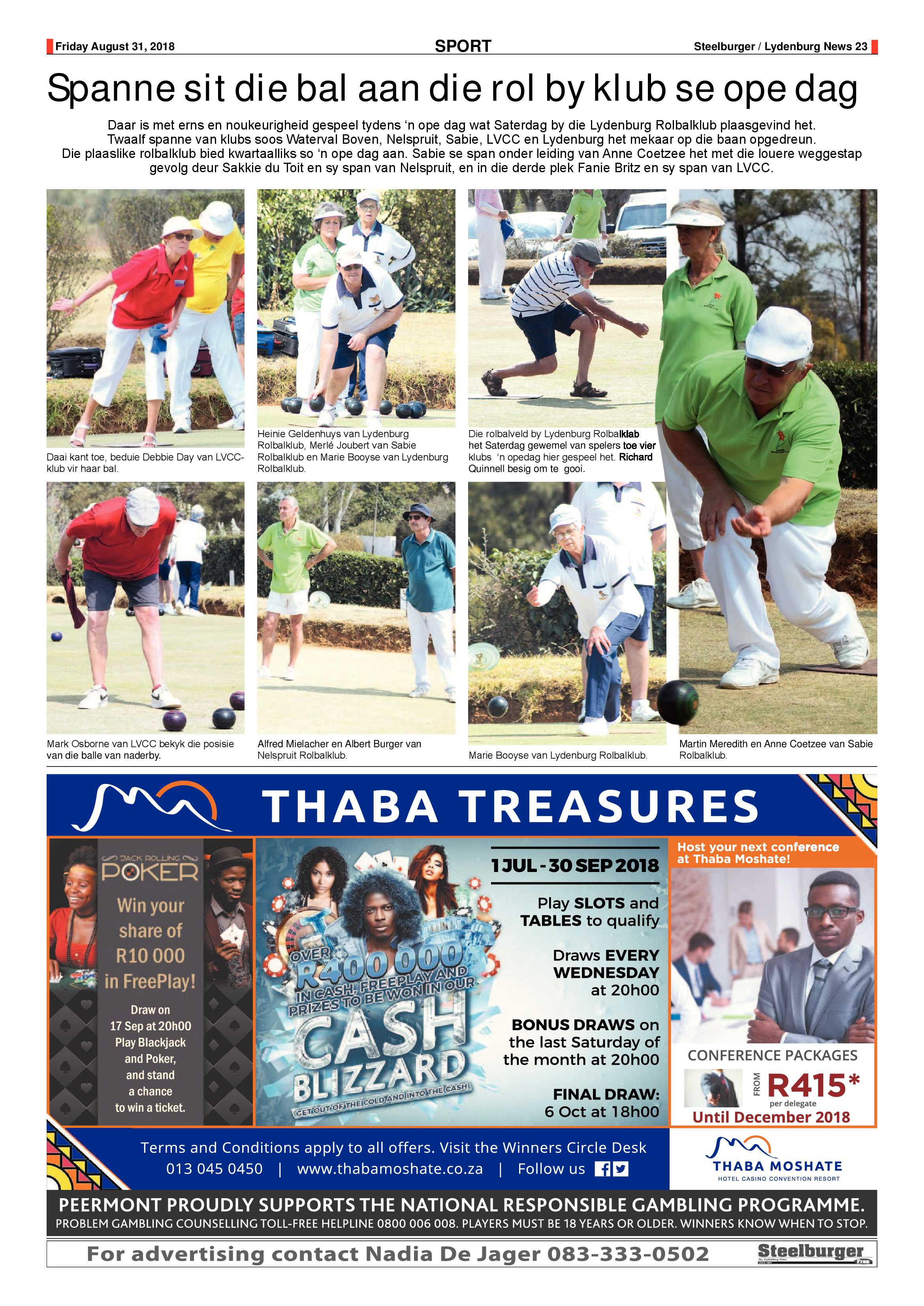 Steelburger News 31 August 2018 page 23