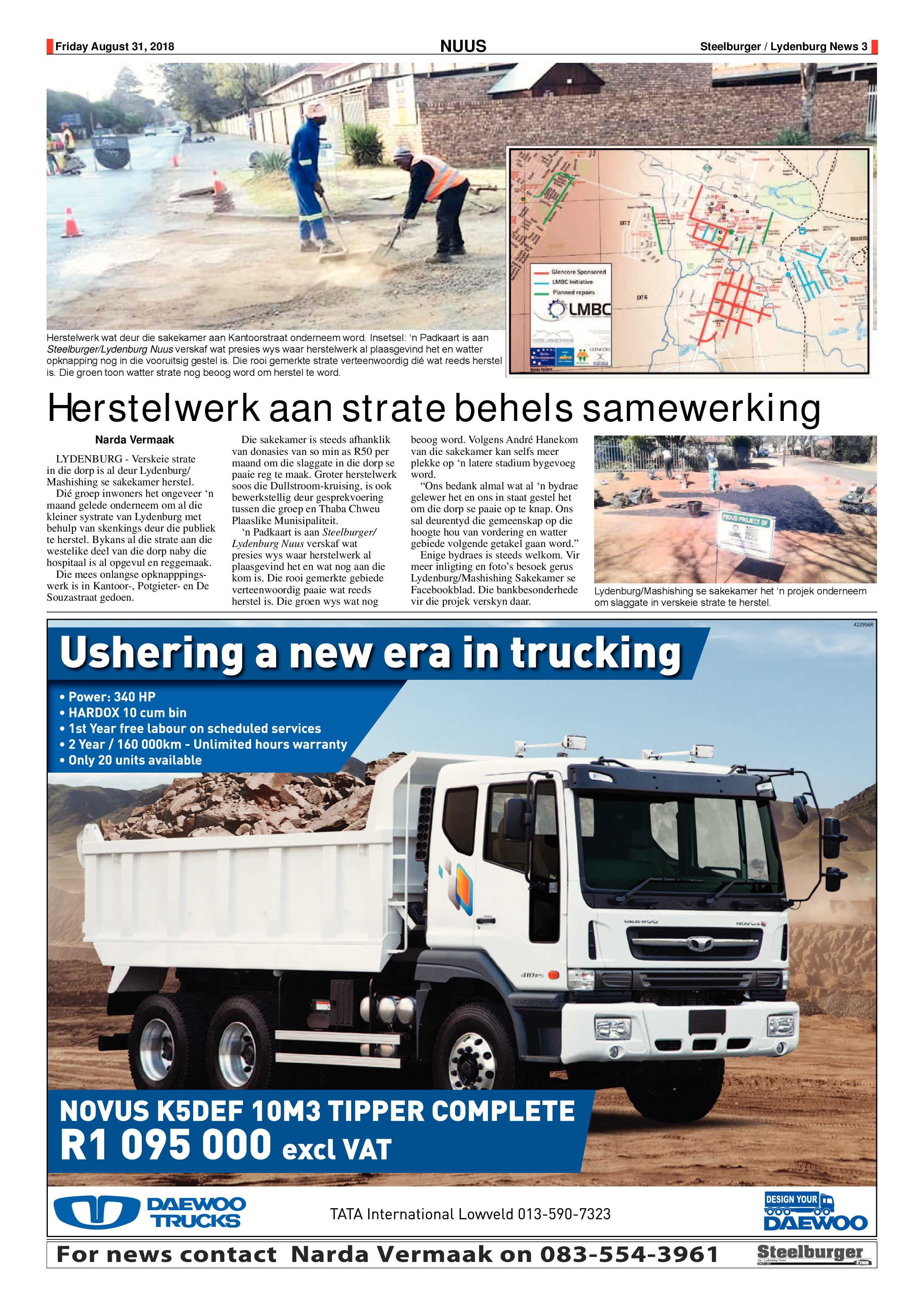 Steelburger News 31 August 2018 page 3