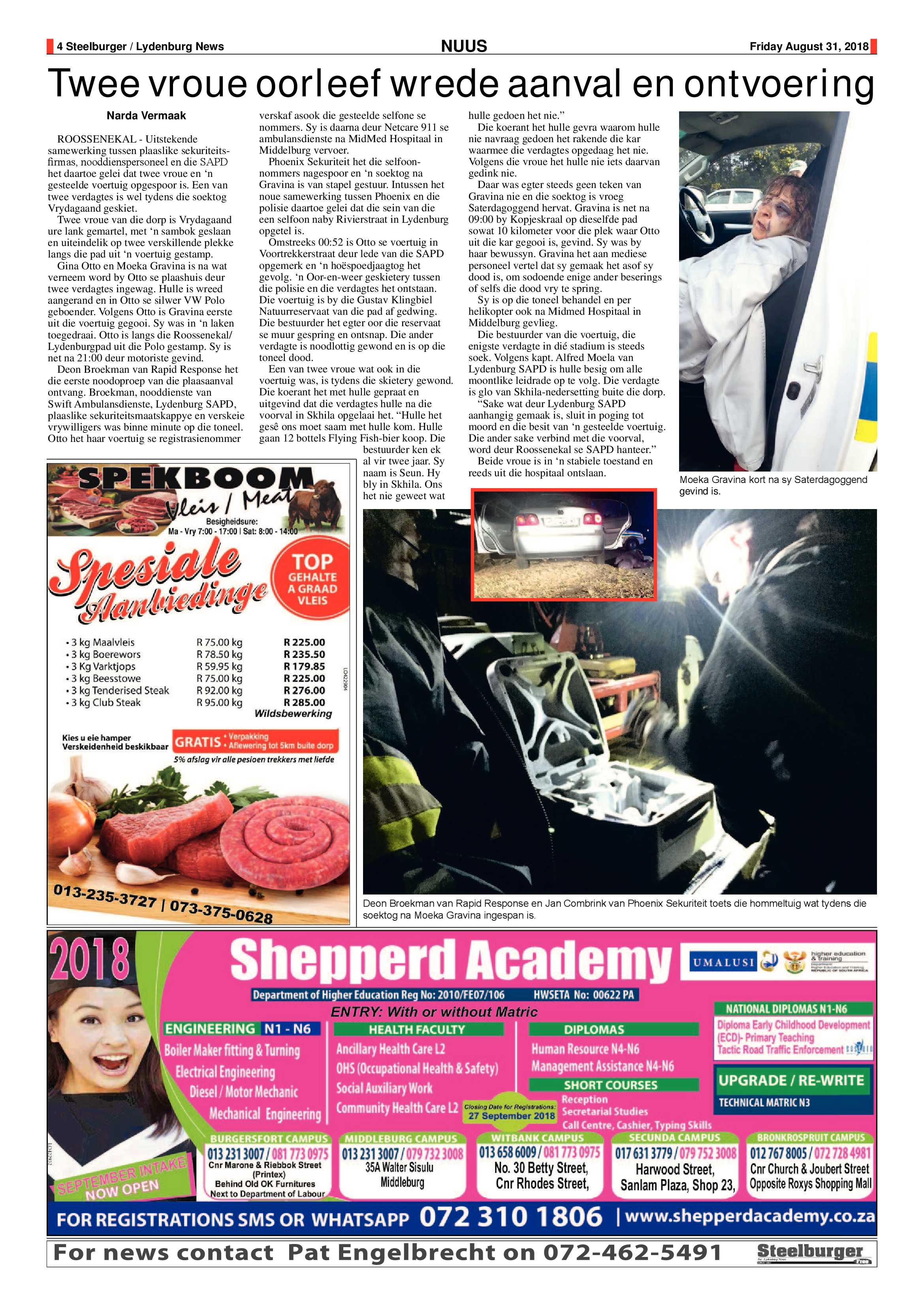Steelburger News 31 August 2018 page 4