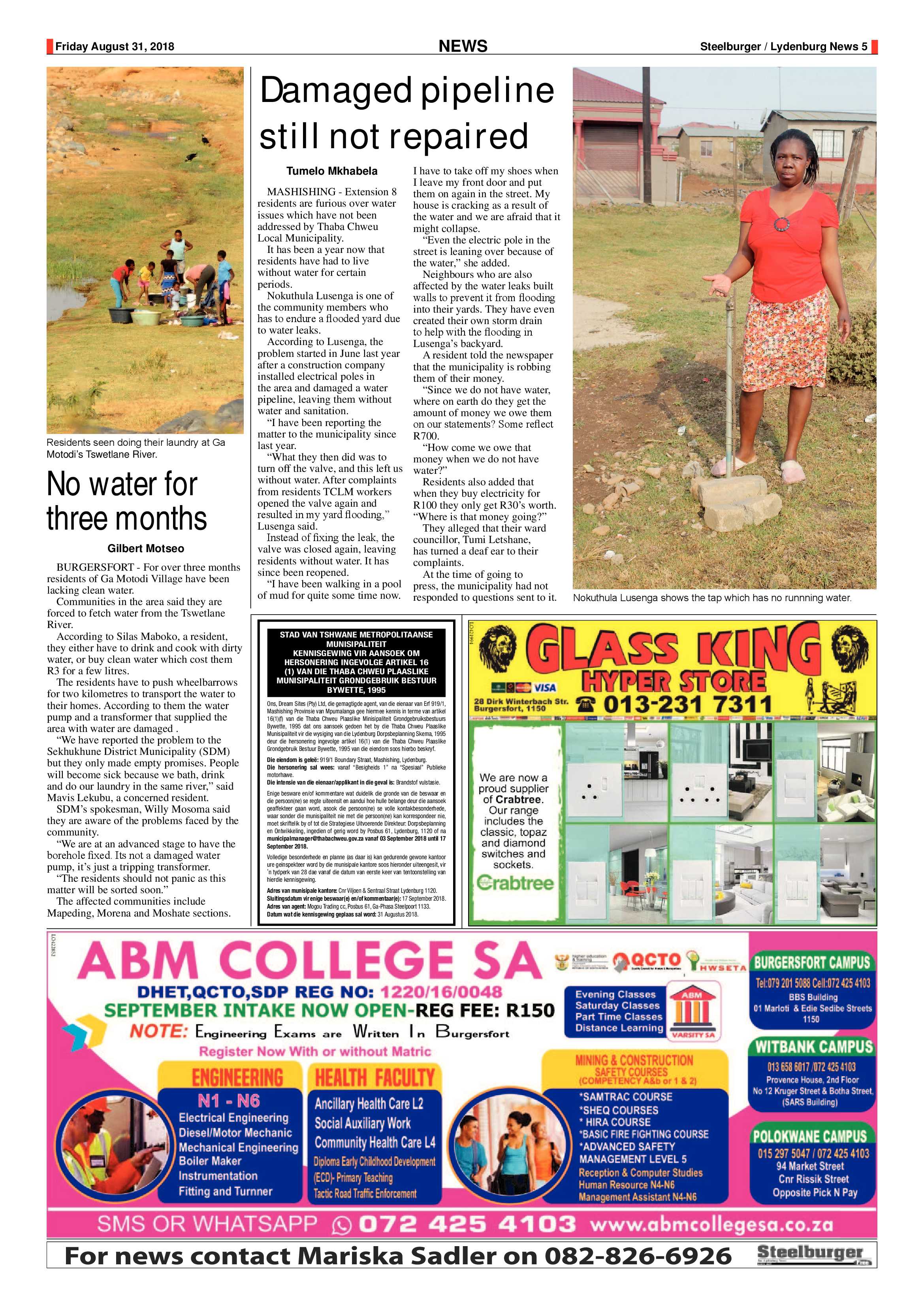 Steelburger News 31 August 2018 page 5