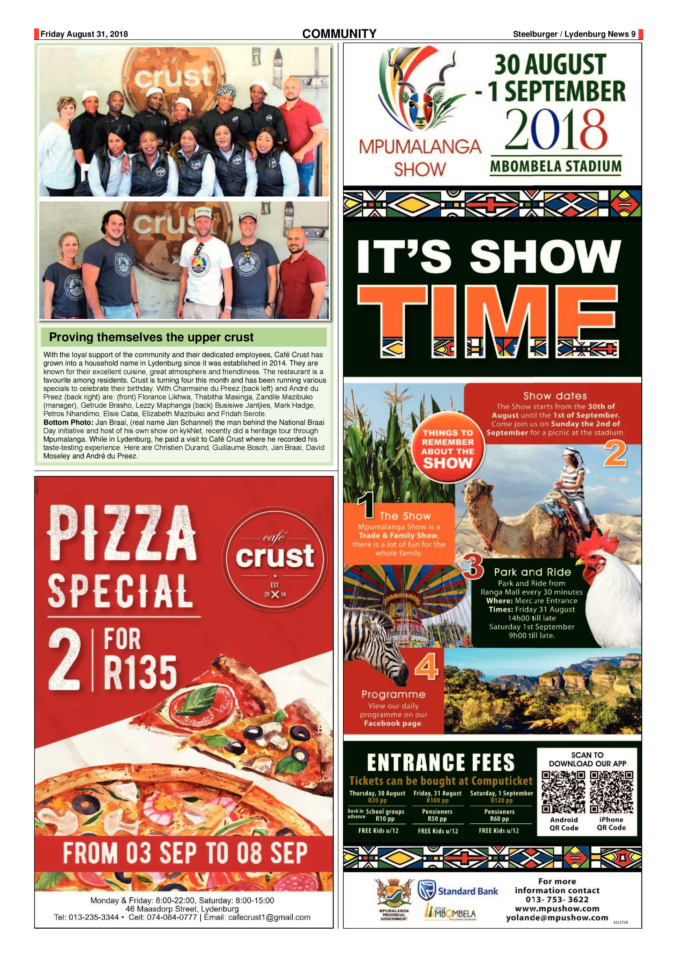 Steelburger News 31 August 2018 page 9