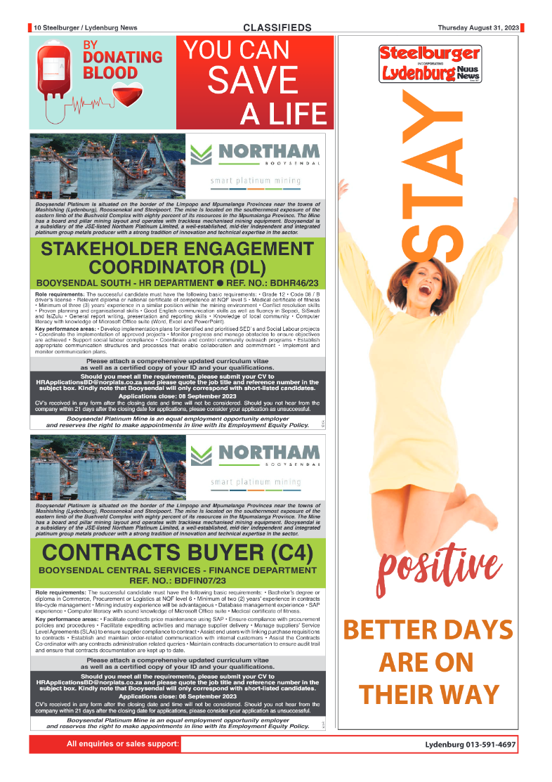 Steelburger News 31 August 2023 page 10