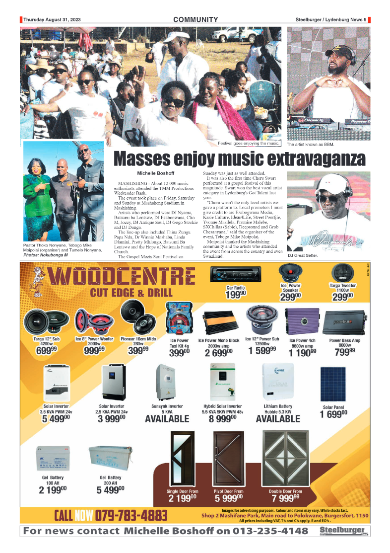 Steelburger News 31 August 2023 page 5