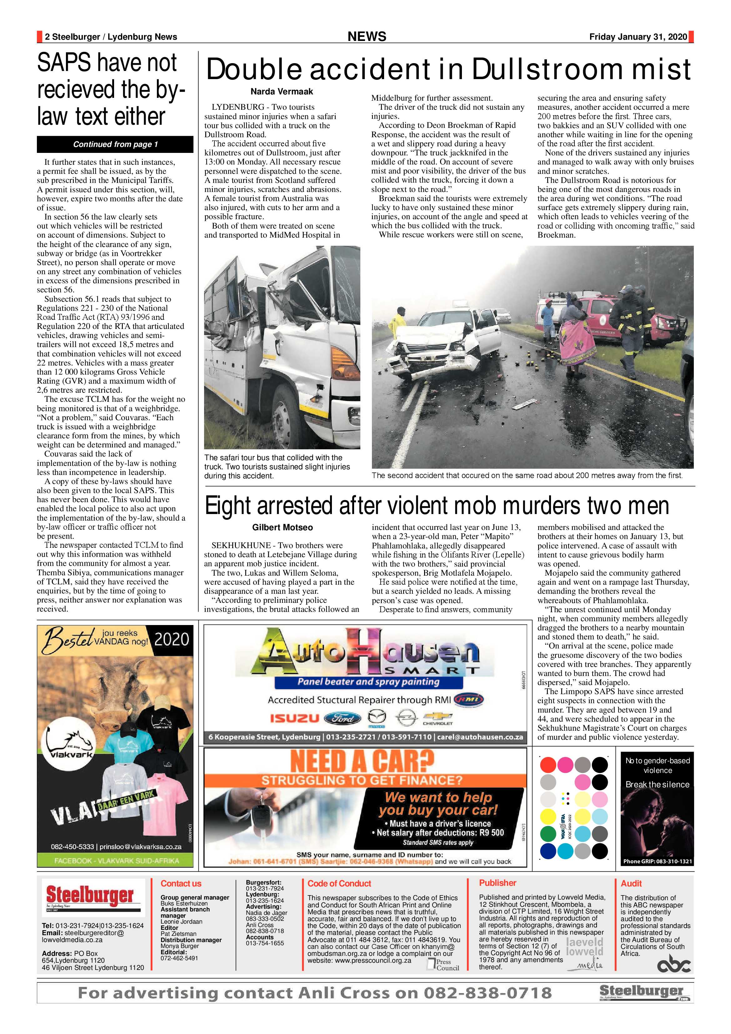 Steelburger News 31 January 2020 page 2