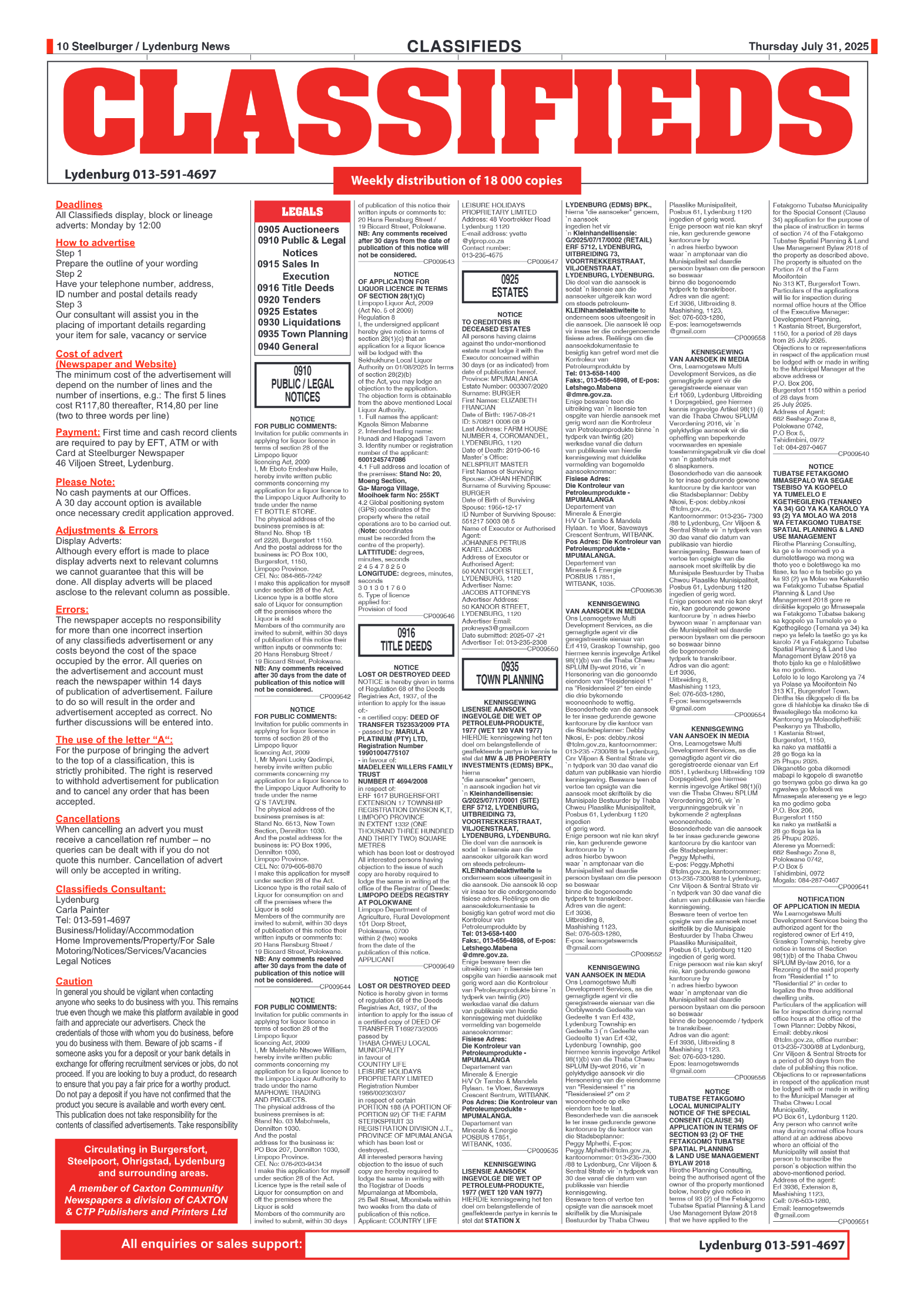 Steelburger News 31 July 2025 page 10