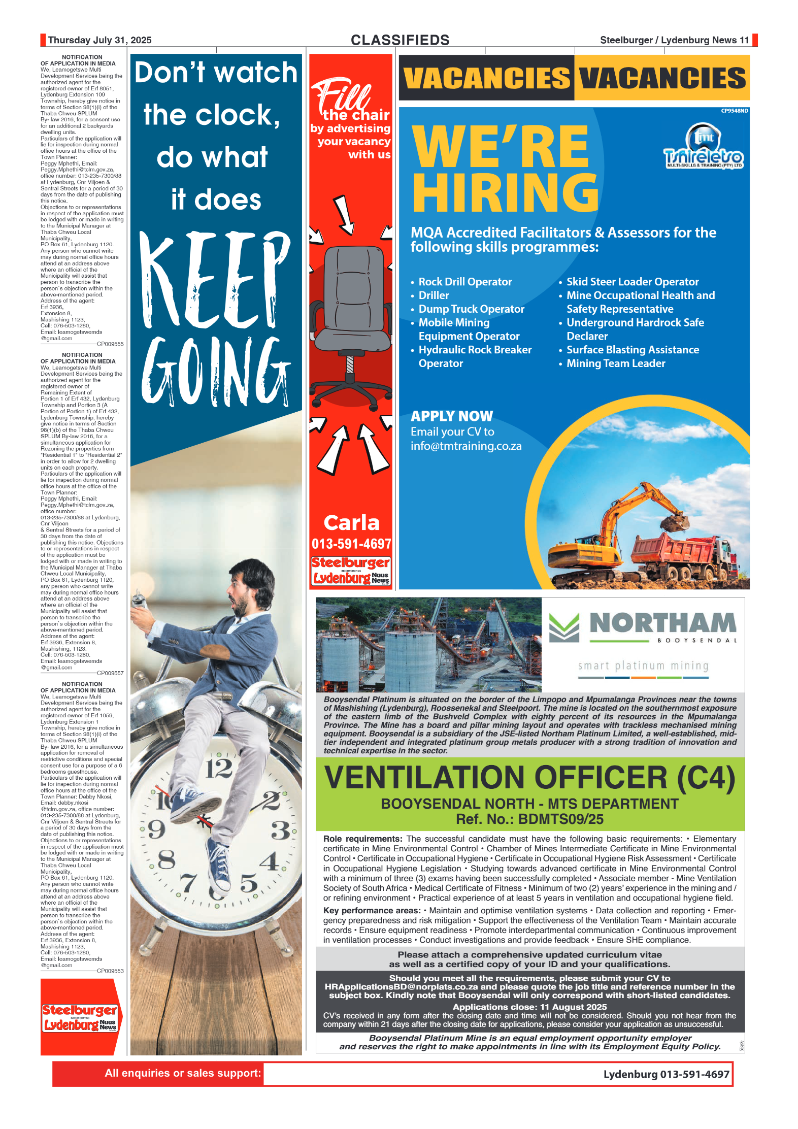 Steelburger News 31 July 2025 page 11