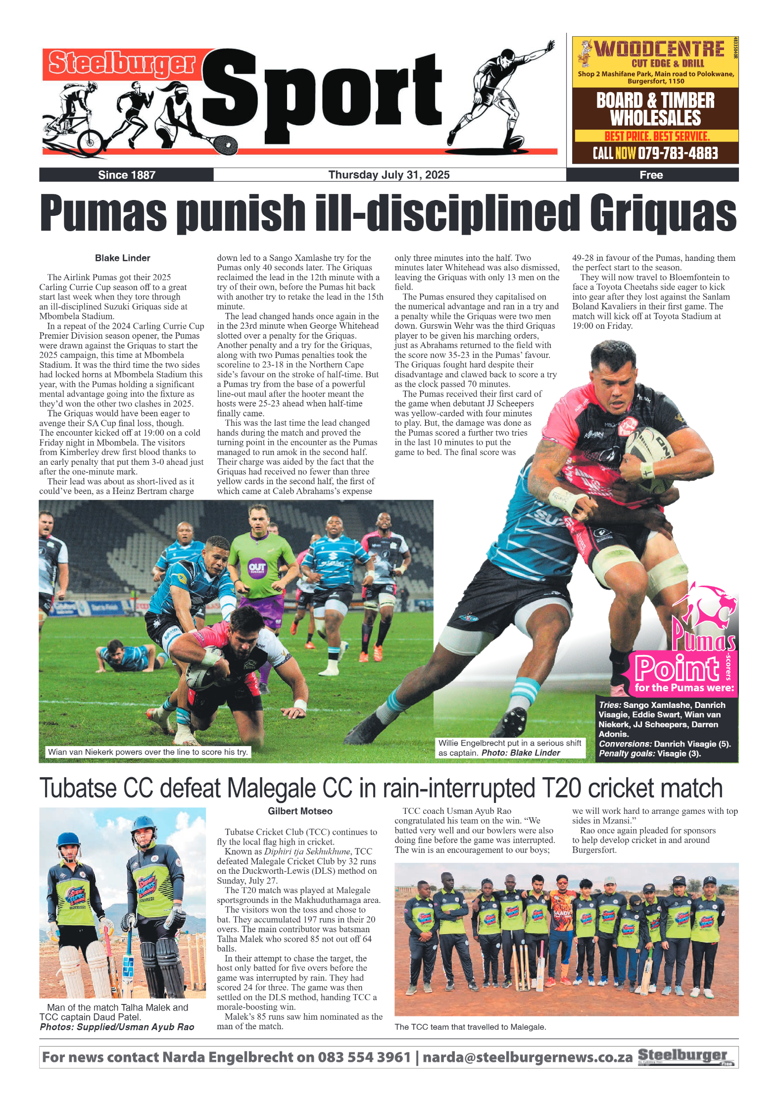 Steelburger News 31 July 2025 page 12